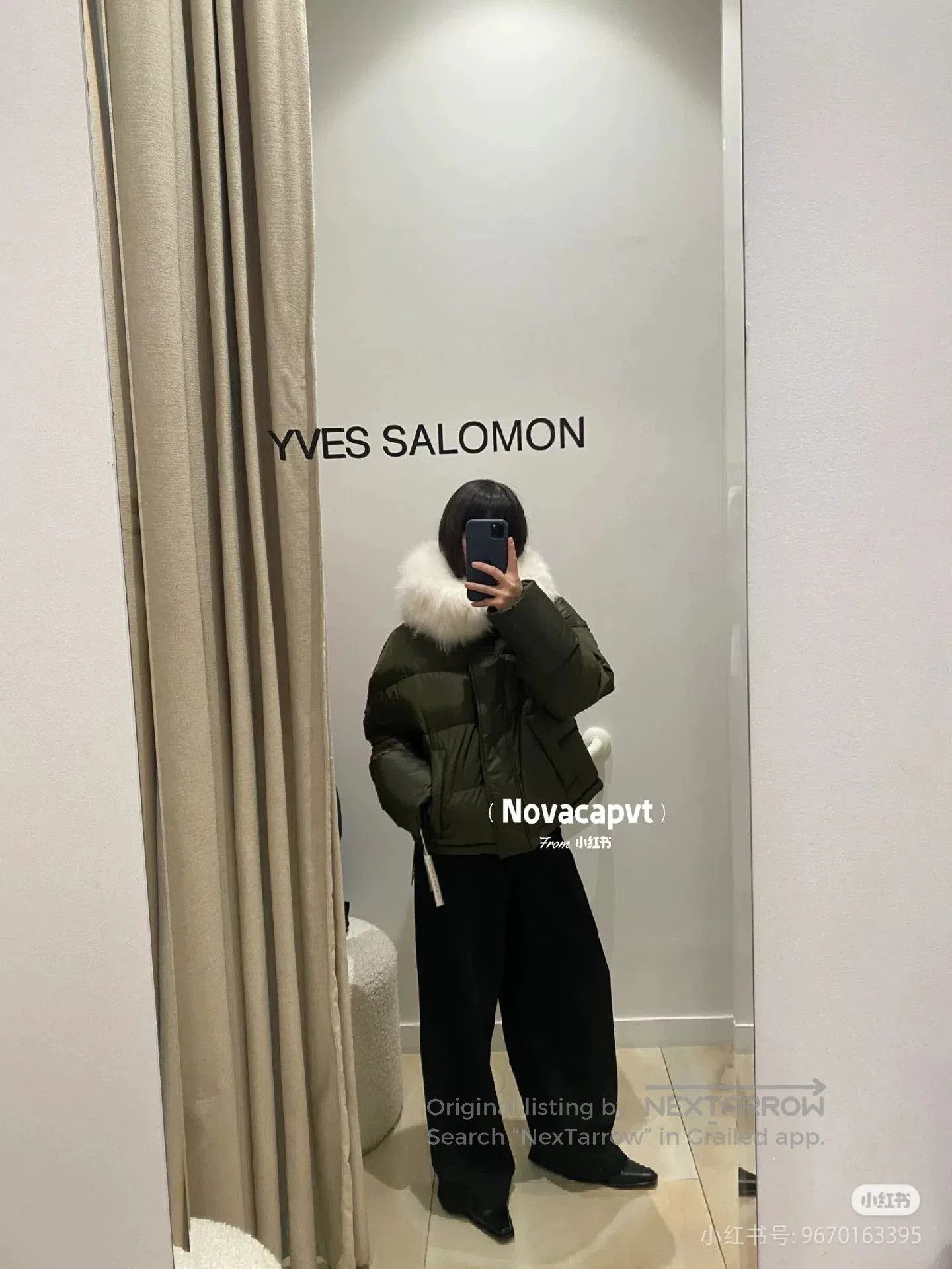 Yves Salomon Yves Salomon Women's Fur Collar Puffer. Size M / US 6-8 / IT 42-44 - 8 Thumbnail