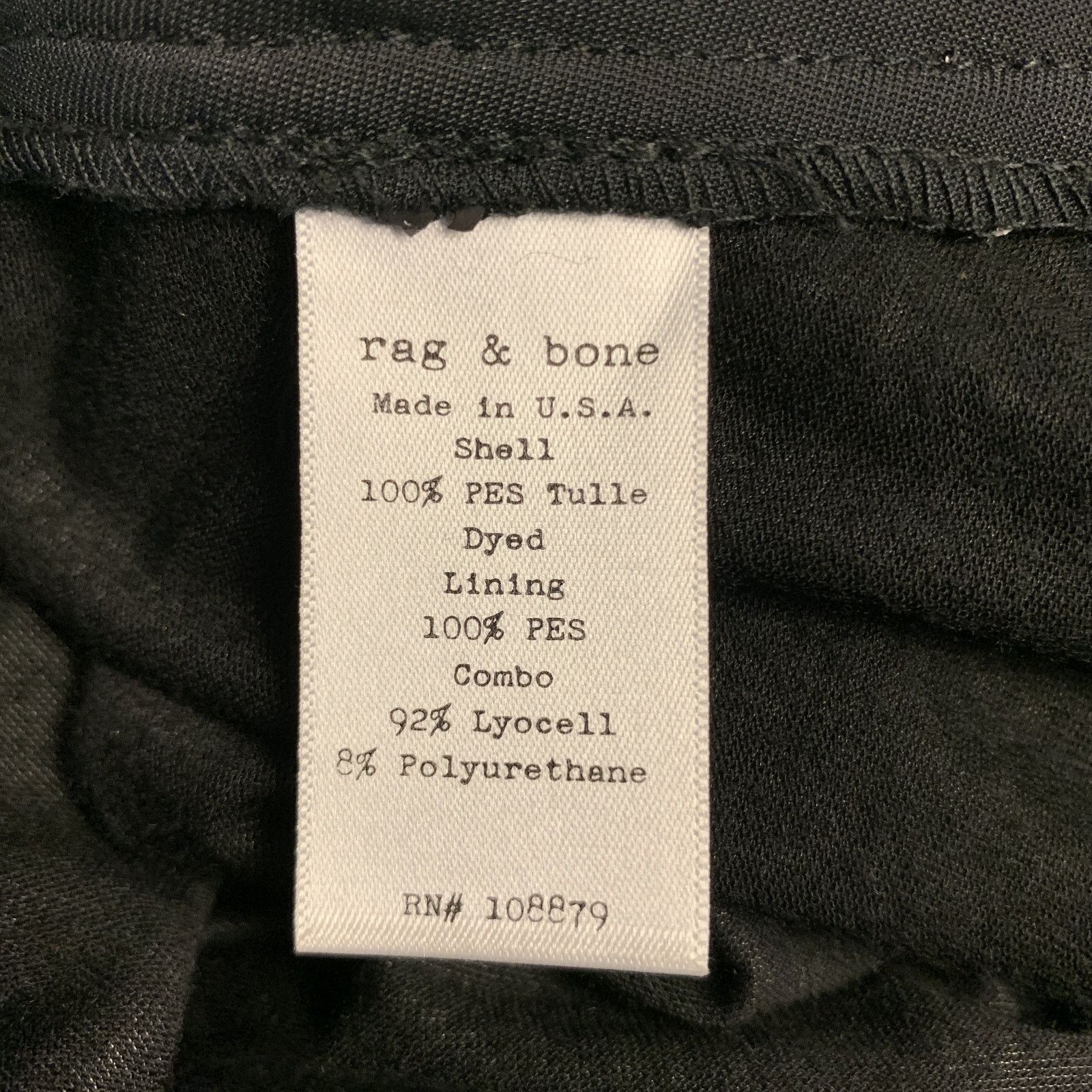 Rag & Bone Size 0 Black Lyocell Blend Sequined Draped Tunic Textured Size XS / US 0-2 / IT 36-38 - 6 Thumbnail