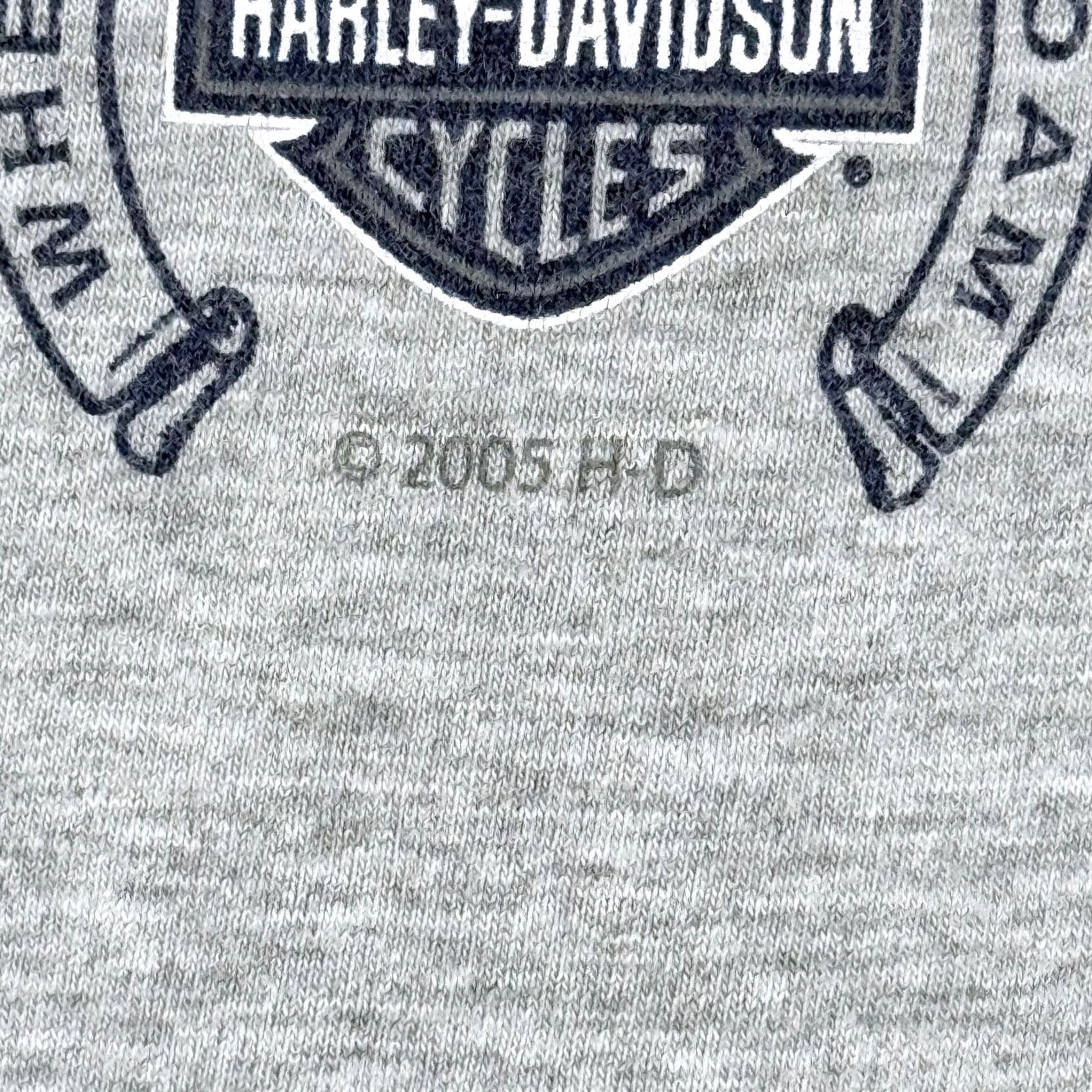 Harley Davidson Harley-Davidson T-Shirt Long Sleeve Gray Men's XL Pockets Texas Gr ay Size US XL / EU 56 / 4 - 4 Thumbnail