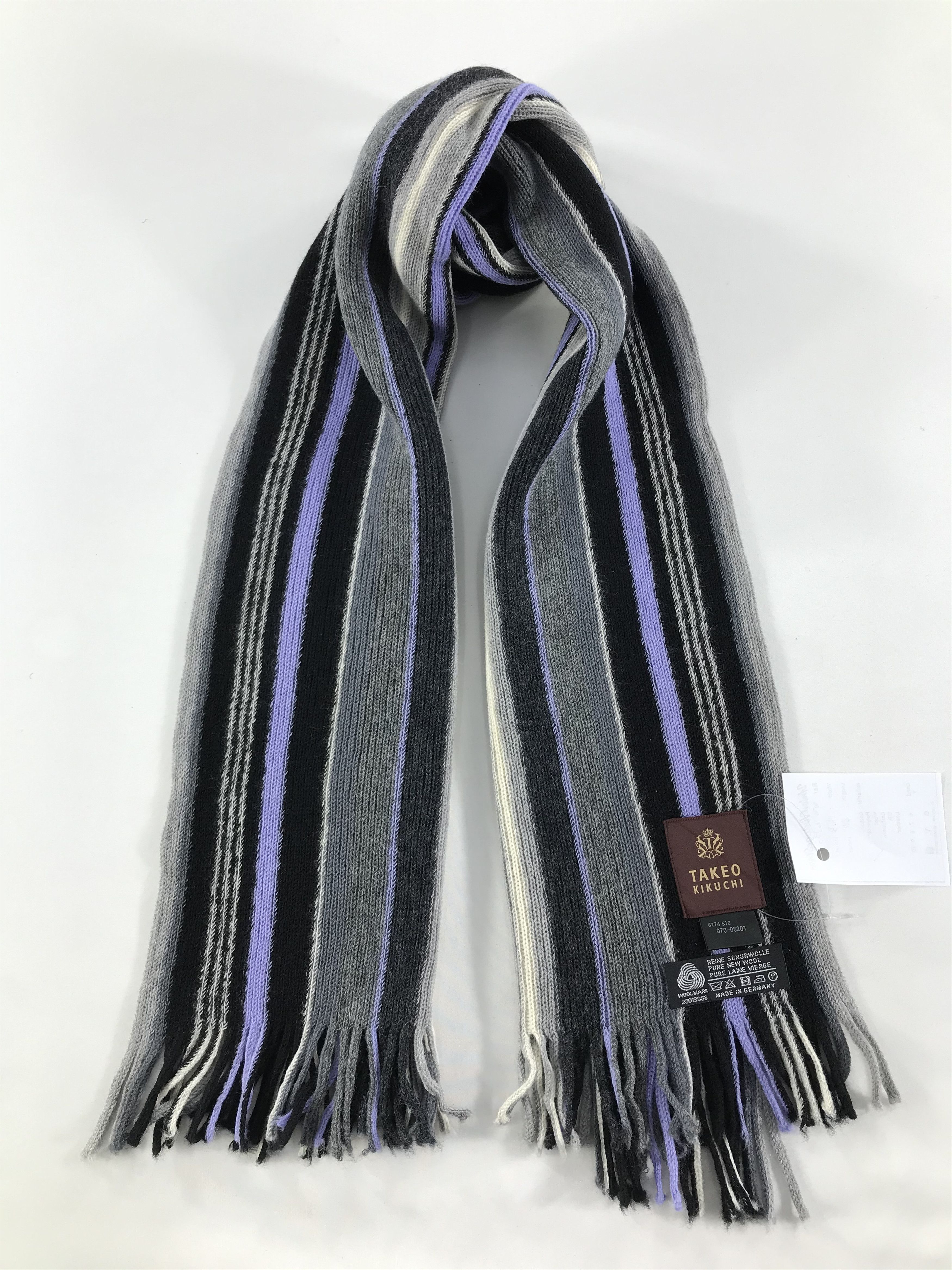 Takeo Kikuchi × Vintage Takeo Kikuchi Scarf / Muffler / Neckwear - WW2705 Size ONE SIZE - 1 Thumbnail