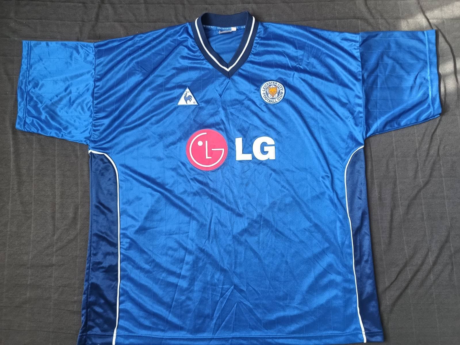 Le Coq Sportif Leicester City Home football shirt 2002 - 2003 Jersea Size US XXL / EU 58 / 5 - 1 Thumbnail