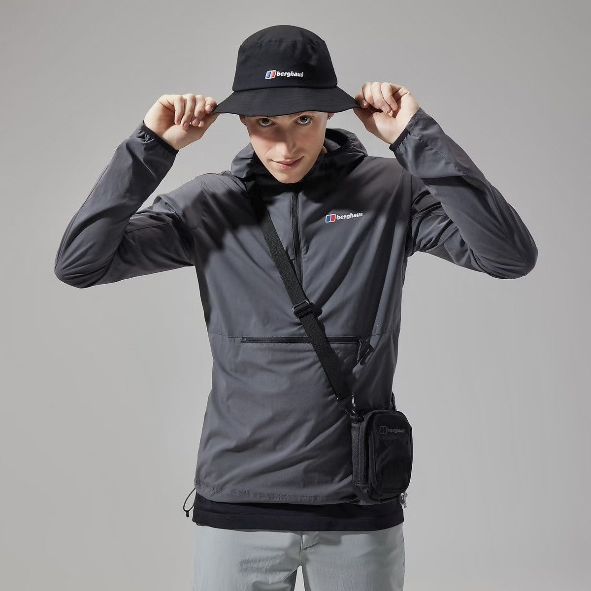 Berghaus BERGHAUS Urban Theran Hoodie 1/2 Zip Light Anorak Jacket Size US M / EU 48-50 / 2 - 2 Thumbnail