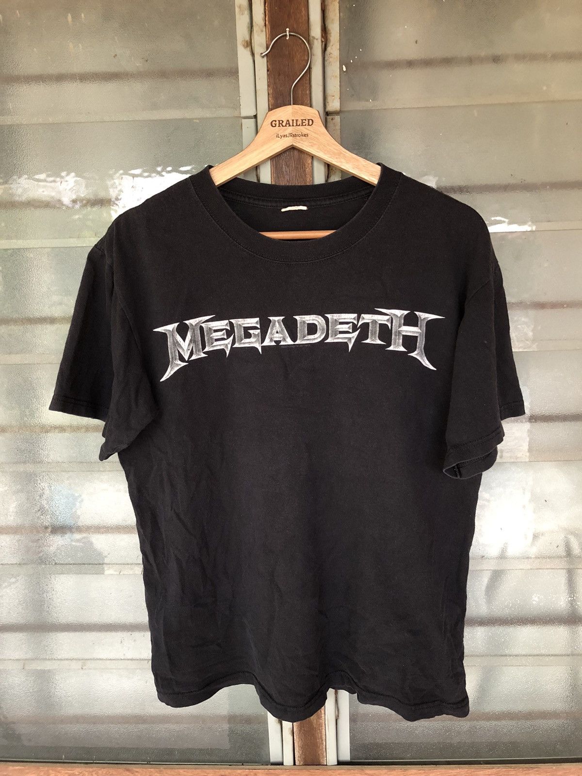 Band Tees Vintage Megadeth Rock Band Spellout Logo Shirt Tee Size US M / EU 48-50 / 2 - 1 Thumbnail