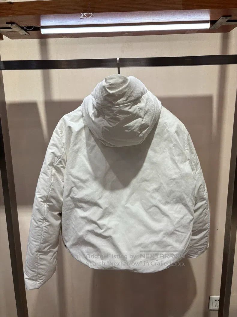 Jil Sander Jil Sander White hooded down jacket Size S / US 4 / IT 40 - 2 Thumbnail
