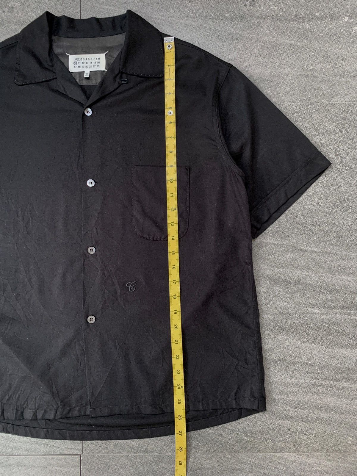 Maison Margiela FREE IMPORT TAX C Embroidery Viscose Camp Collar Shirt Size US M / EU 48-50 / 2 - 12 Thumbnail