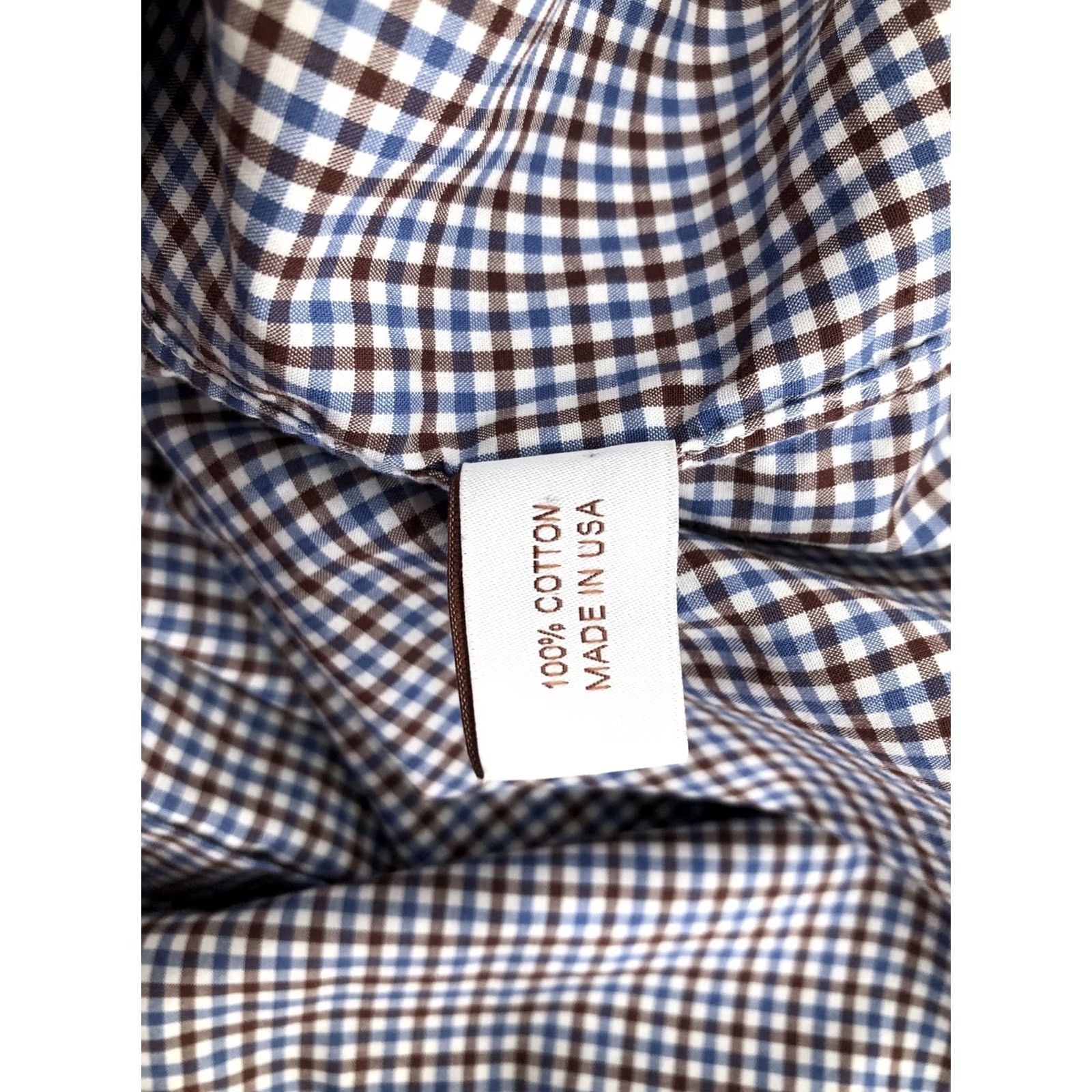 Todd Snyder HAMILTON TODD SNYDER Plaid Shirt Blue Brown WHite XL 16.5 Mens Size US XL / EU 56 / 4 - 6 Thumbnail