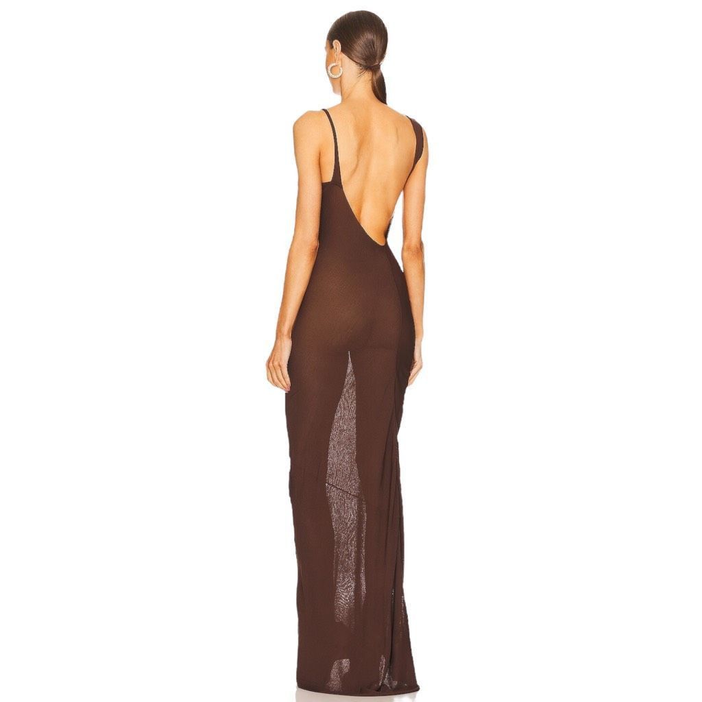 AYA MUSE Aya Muse Birch Dress in Chocolate Size L / US 10 / IT 46 - 2 Thumbnail