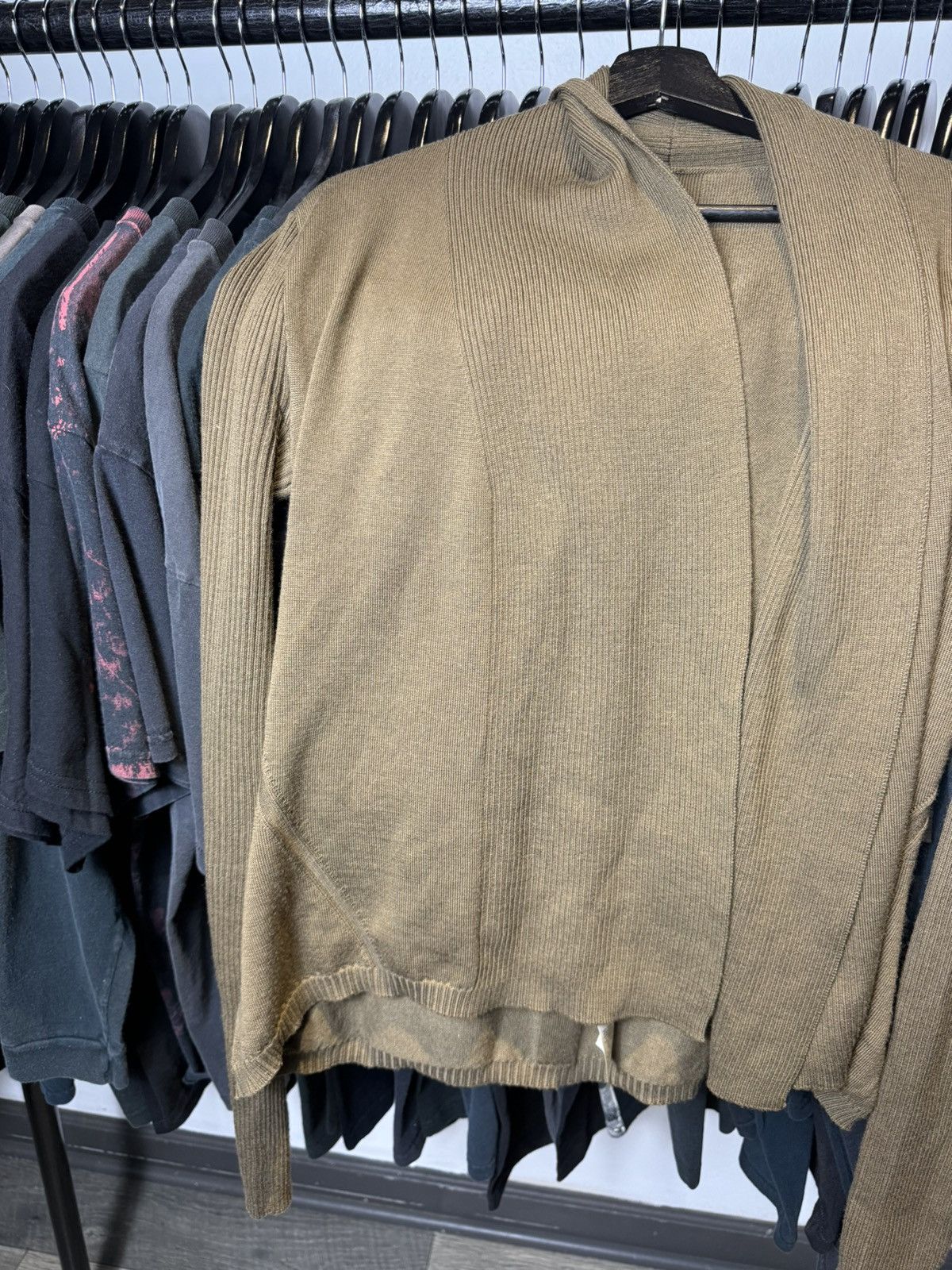 Rick Owens Rick Owen’s Brown Bean Wool Cardigan - Medium Size US M / EU 48-50 / 2 - 6 Thumbnail