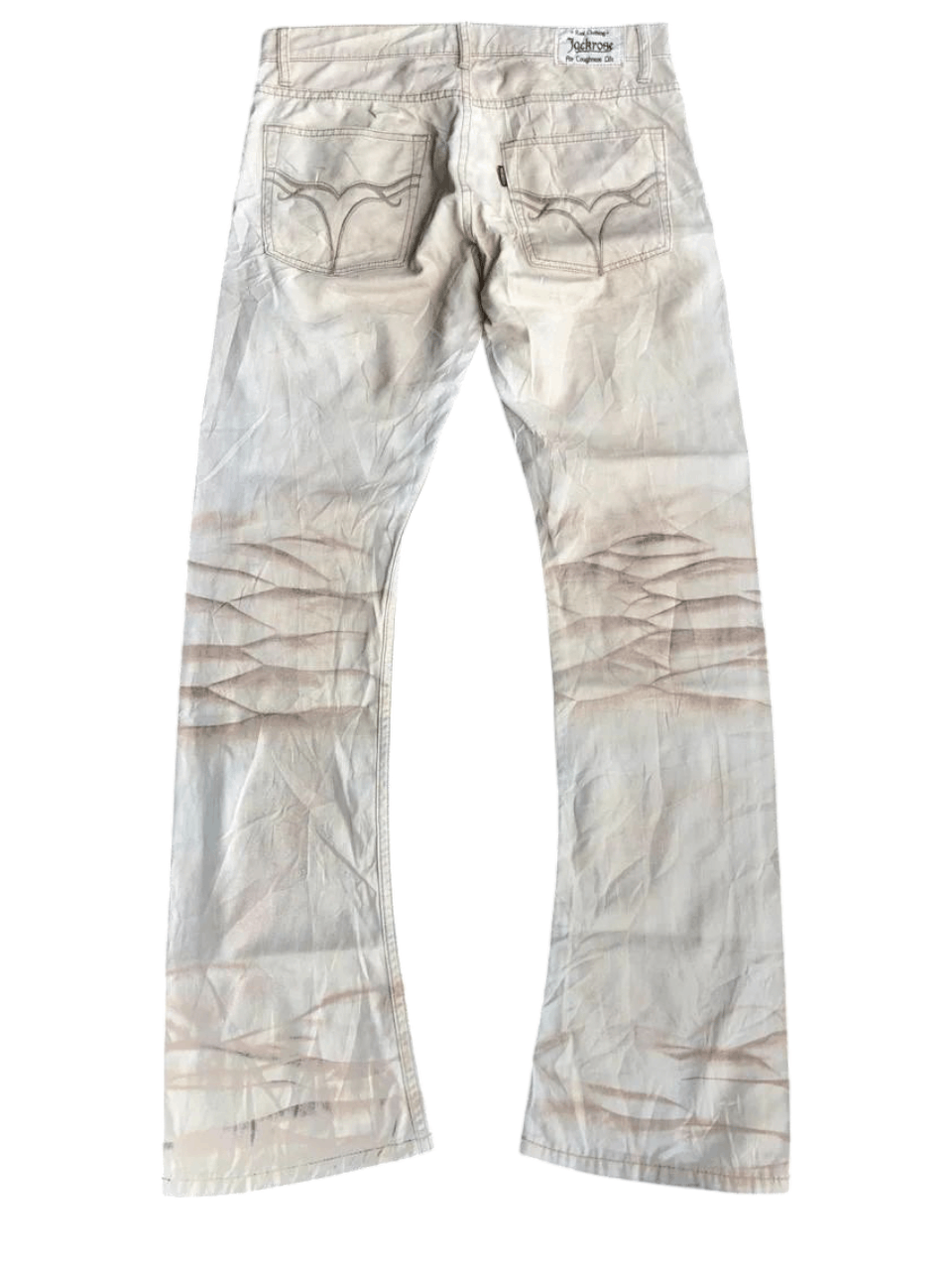 Japanese Brand Jackrose Sand Clawmark Flared Pants Size US 31 - 2 Thumbnail