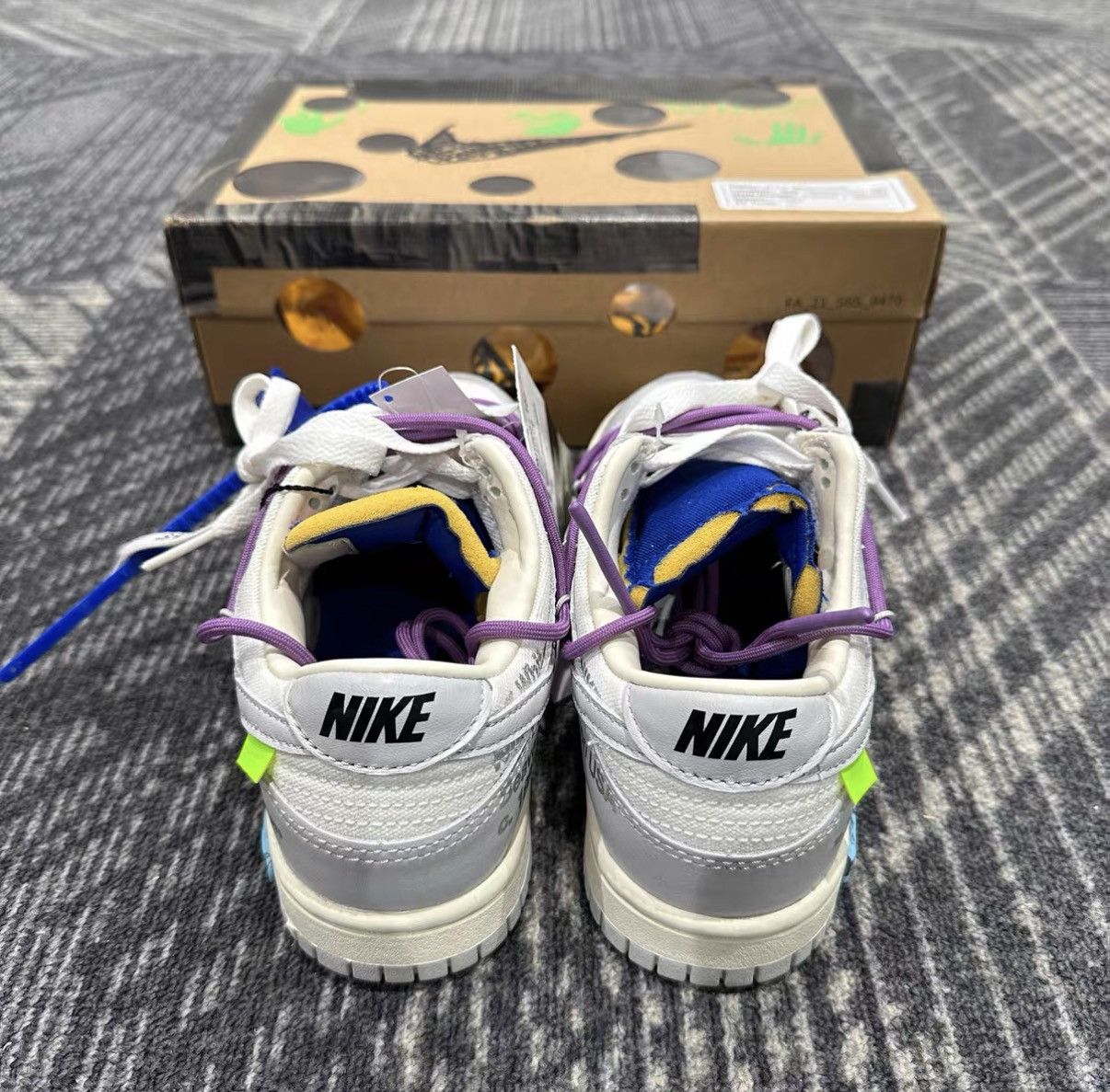 Off-White Off-White x Nike Dunk The 50 No.48 Co-branded Sneakers J42 Size US 6 / IT 36 - 3 Thumbnail