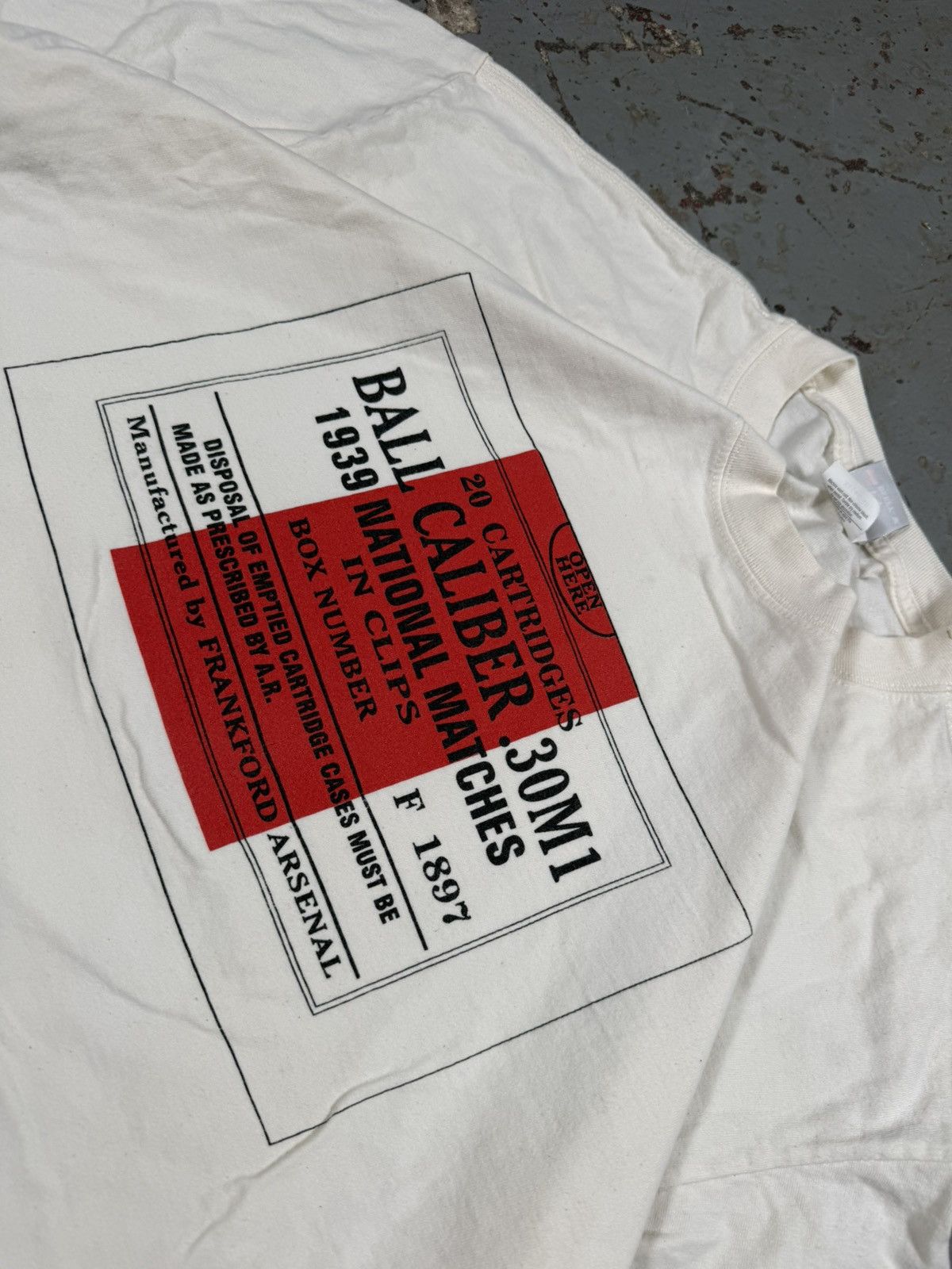 Vintage Vintage Bal Caliber Bullet Tee Size US XL / EU 56 / 4 - 3 Thumbnail