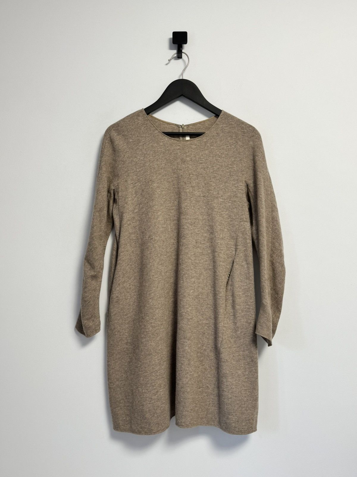 Hache HACHE Wool Layered Sleeveless Shift Midi Dress size 42 Size M / US 6-8 / IT 42-44 - 1 Thumbnail