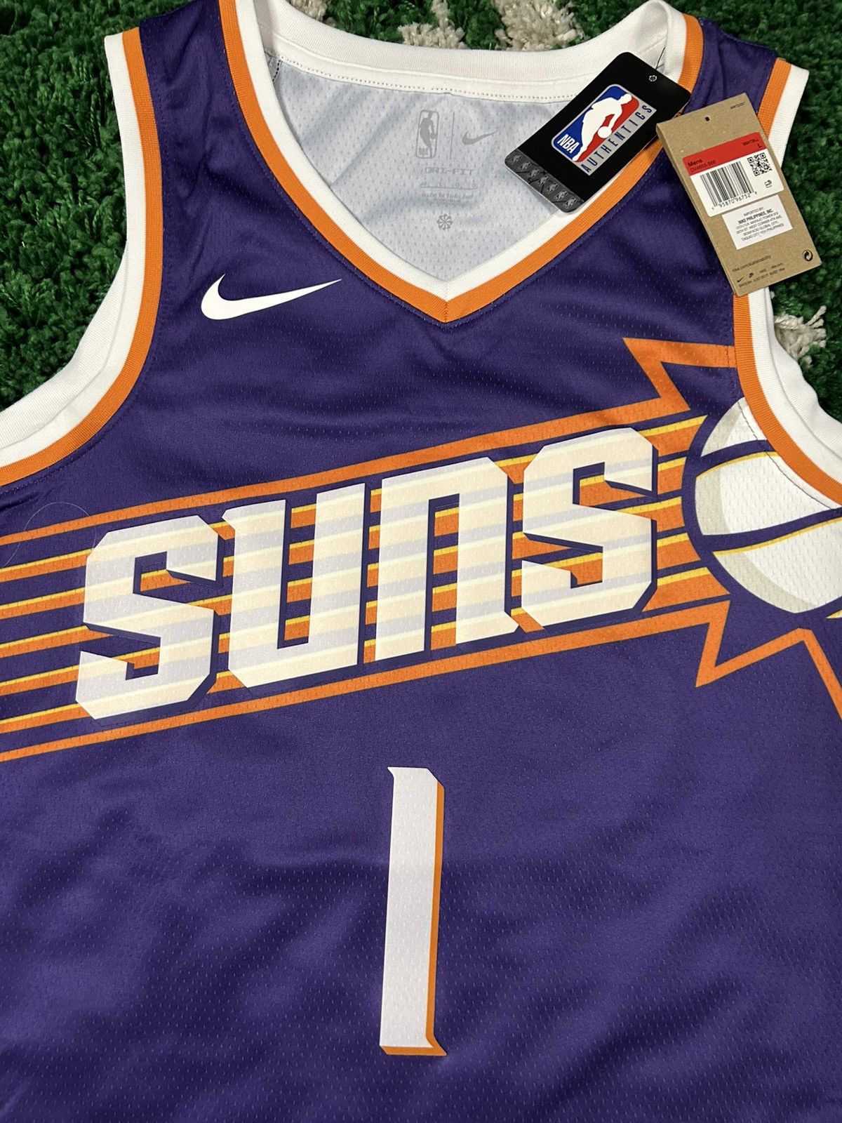 NBA Devin Booker Nike Dri-Fit Swingman Jersey Icon Edition Sz L Size US L / EU 52-54 / 3 - 2 Thumbnail