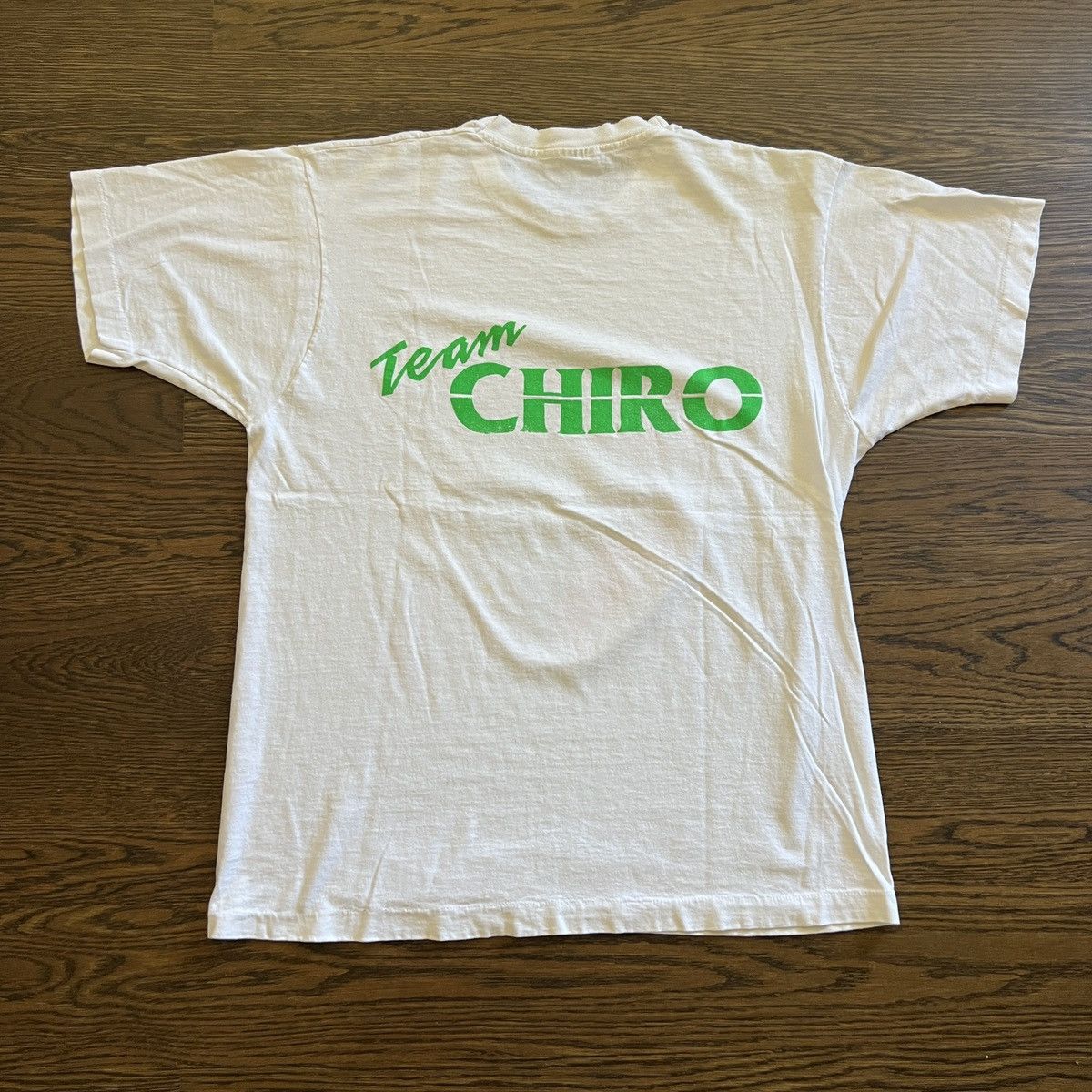 Vintage Vintage 90s Team Chiro Chiropractic single stitch shirt Size US XL / EU 56 / 4 - 3 Thumbnail