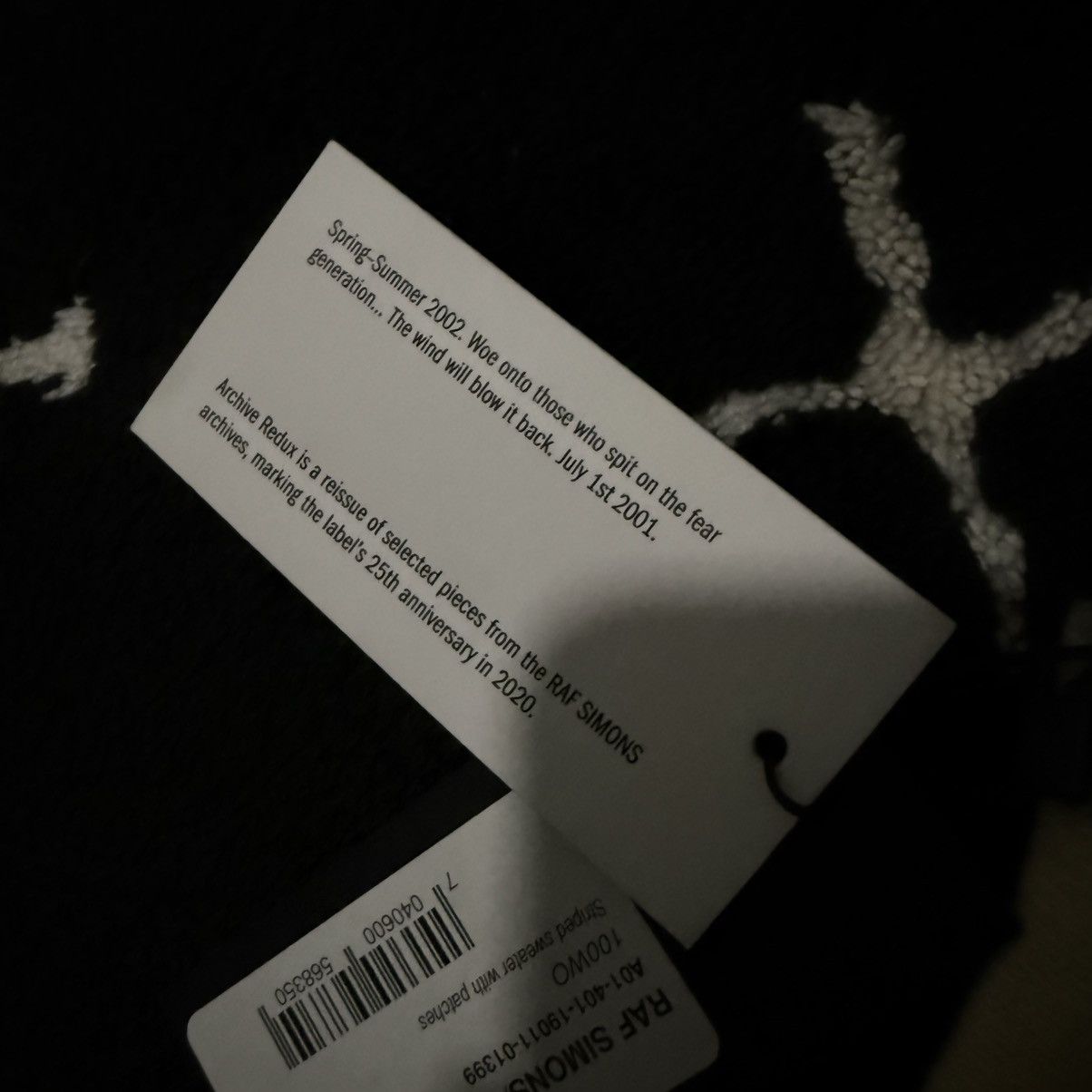 Raf Simons AW01 (Redux) - Stray Souls Striped Wool Sweater Size US M / EU 48-50 / 2 - 7 Thumbnail