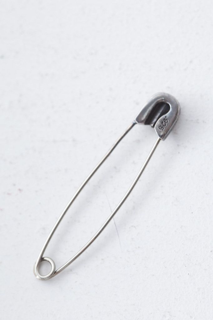 Chrome Hearts Large safety pin brooch with diamond Size ONE SIZE - 6 Thumbnail