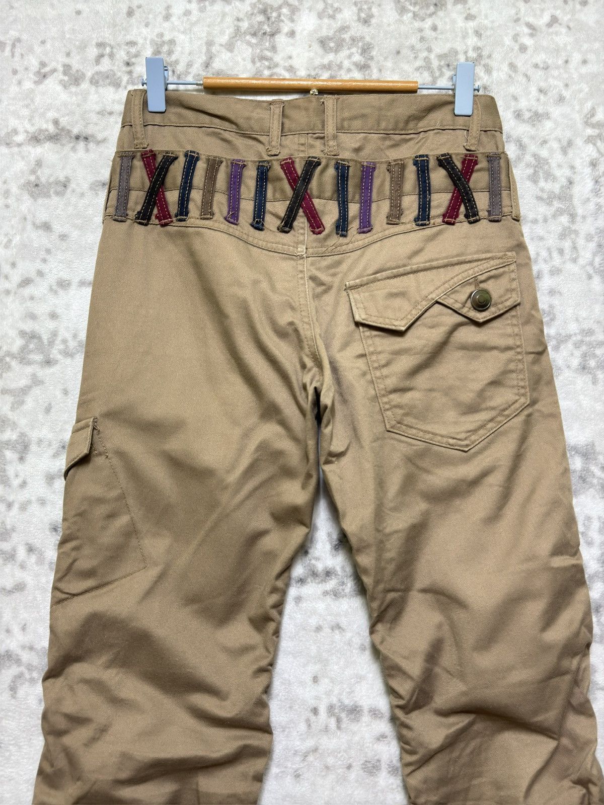 Japanese Brand Roushatte Y2K MultiPocket Double Waist Springleg Stacked Size US 28 / EU 44 - 8 Thumbnail