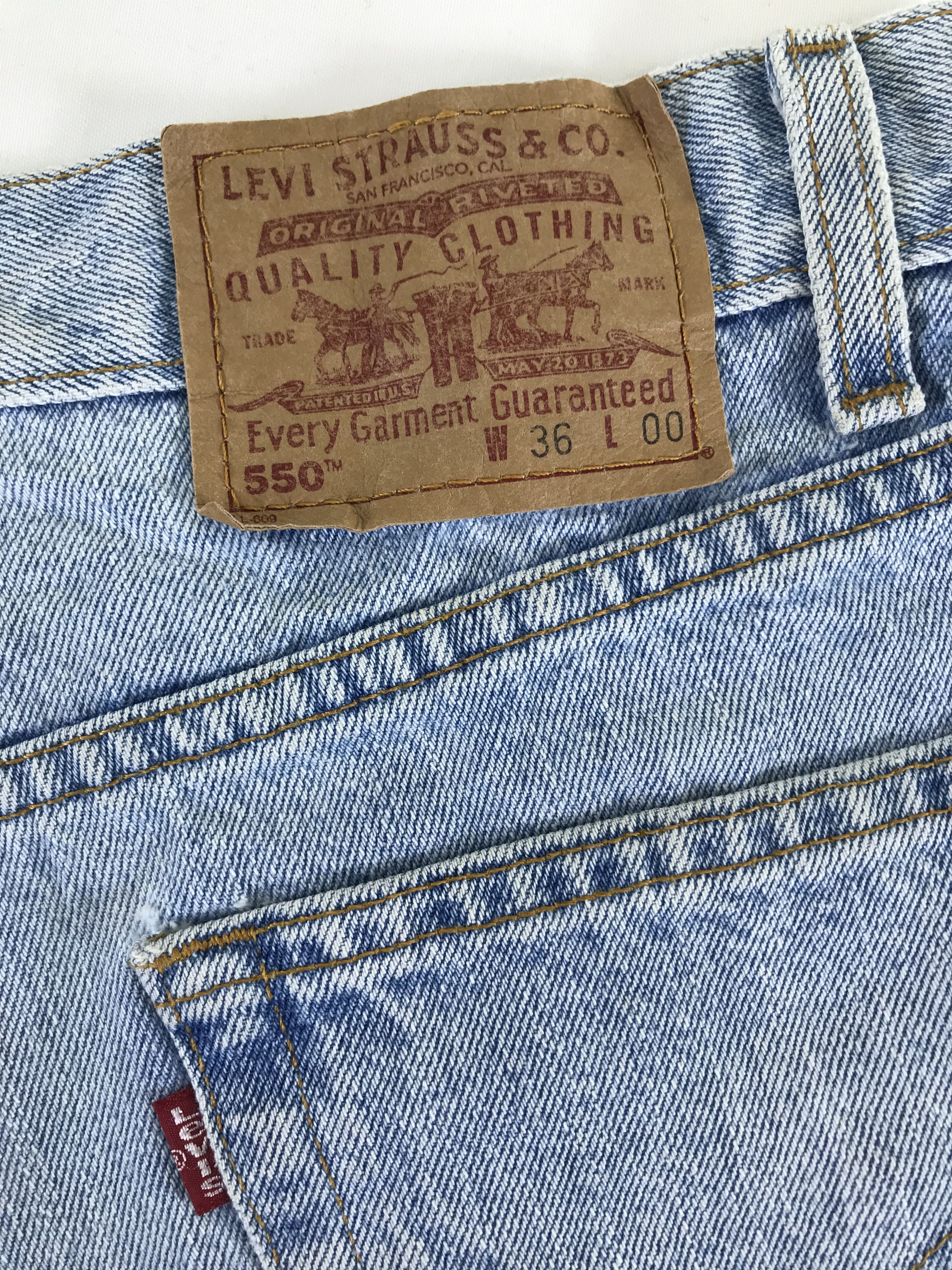 Levi's Vintage Levi's 550 Relaxed Fit Short Jeans Size US 36 / EU 52 - 7 Thumbnail