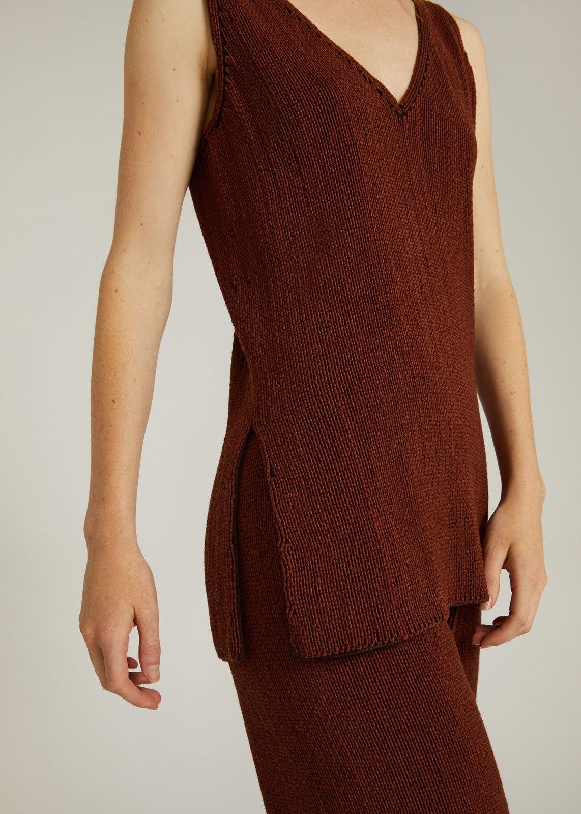 Loro Piana o1srvl11e0424 Top in Coffee Size S / US 4 / IT 40 - 4 Thumbnail