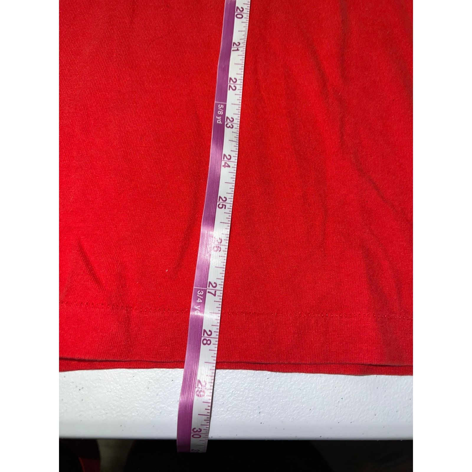 Fruit Of The Loom 90s Vintage Fruit Of The Loom Red Blank Shirt Tee VTG Large Size US L / EU 52-54 / 3 - 9 Thumbnail