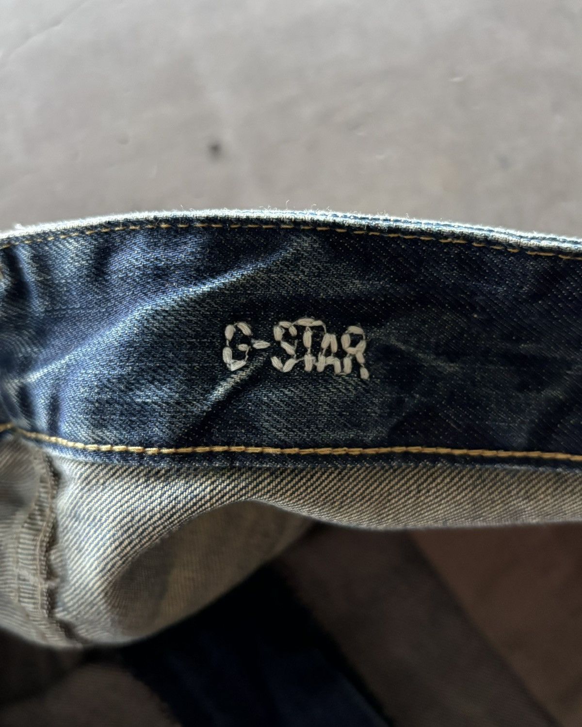 G-Star Gstar Raw Denim J Cut Mud Wash Distressed Denim Pants Size US 30 / EU 46 - 6 Thumbnail