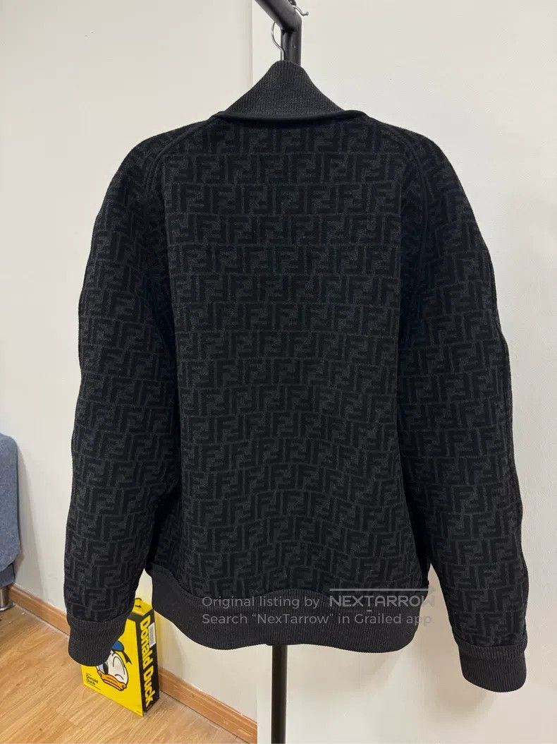 Fendi Fendi Double F Logo Reversible Wool Pilot Jacket Size US L / EU 52-54 / 3 - 2 Thumbnail