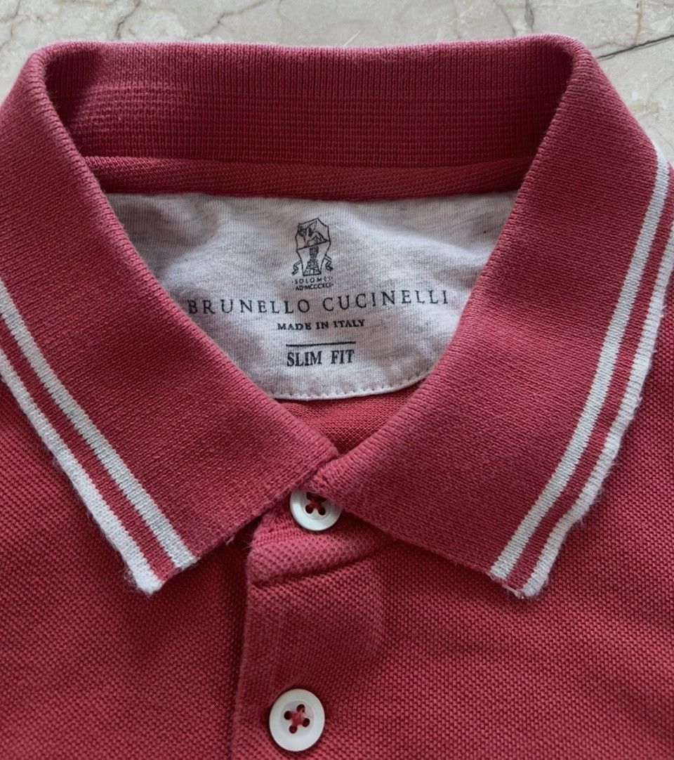 Brunello Cucinelli Brunello Cucinelli slim fit polo Size US M / EU 48-50 / 2 - 5 Thumbnail