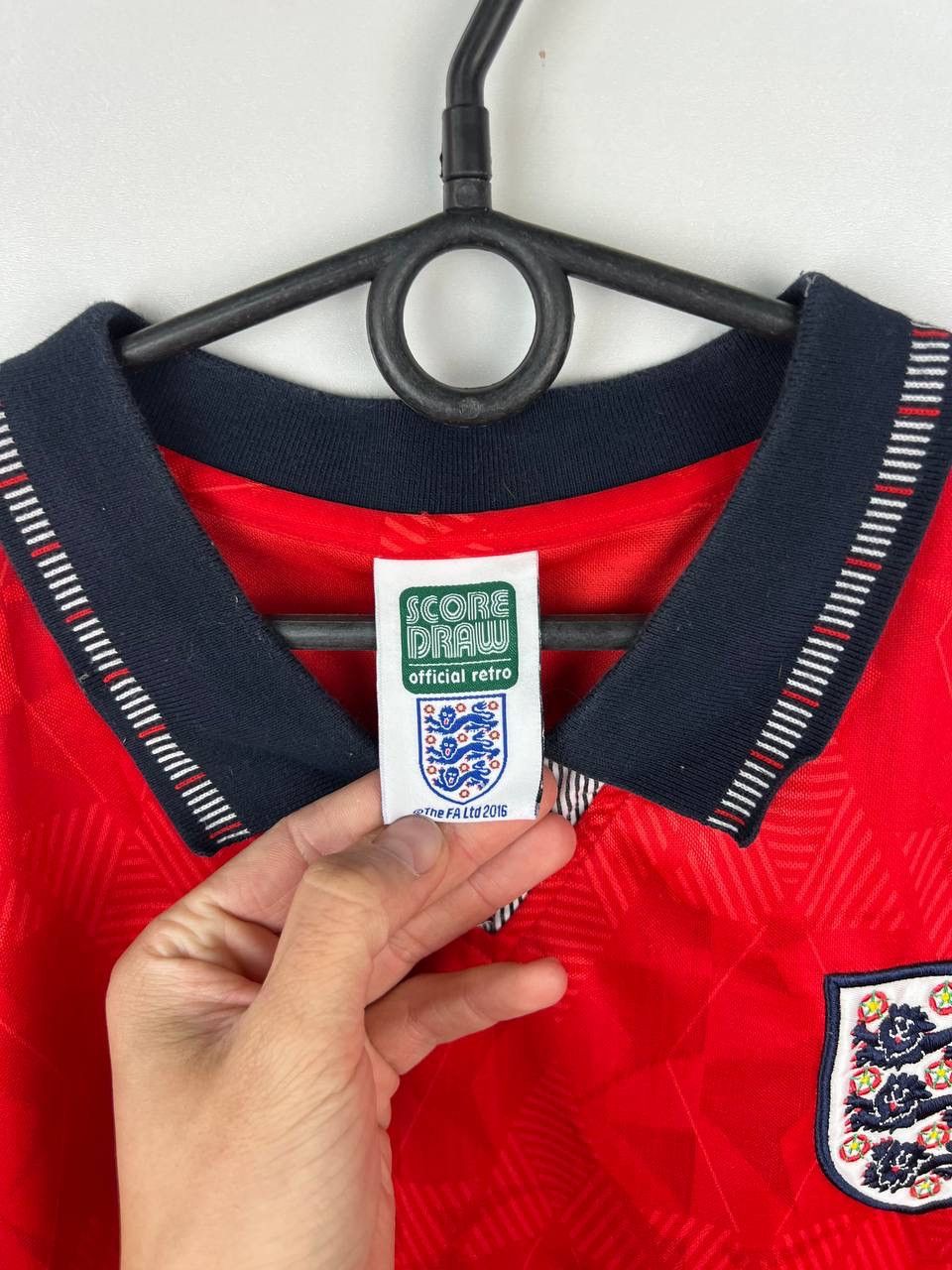 Vintage England Official Retro soccer t-shirts size L Size US L / EU 52-54 / 3 - 4 Thumbnail