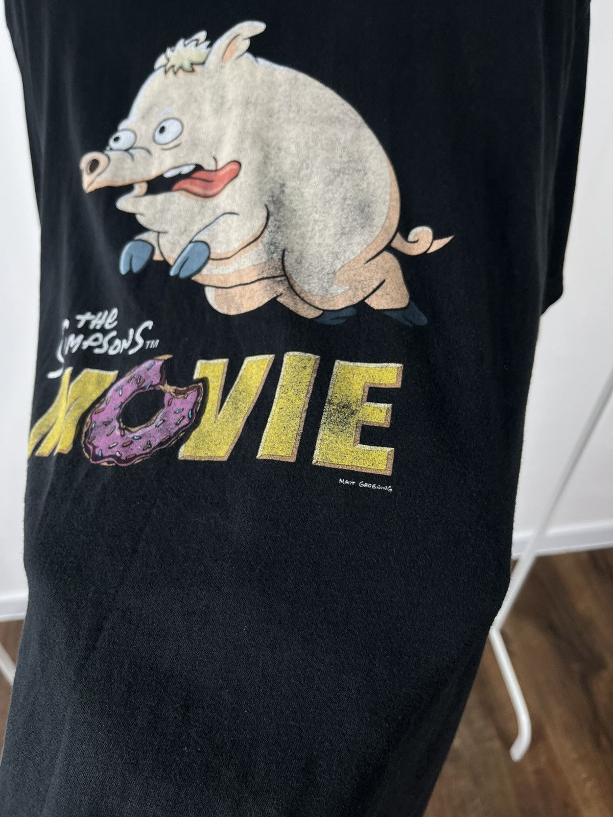 Other Vintage 2007 The Simpsons Movie T-Shirt Spider Pig Black Tee Size US L / EU 52-54 / 3 - 5 Thumbnail