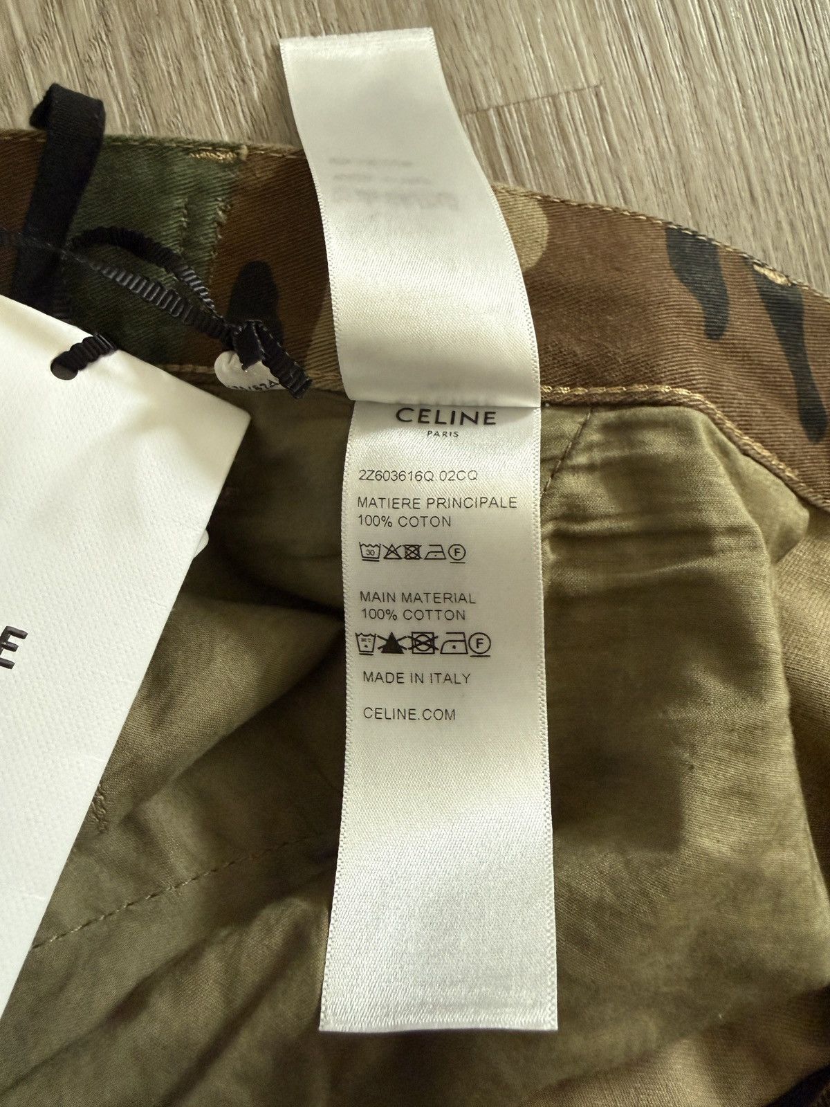 Celine Celine Camouflage Cargo Pants Size US 34 / EU 50 - 6 Thumbnail