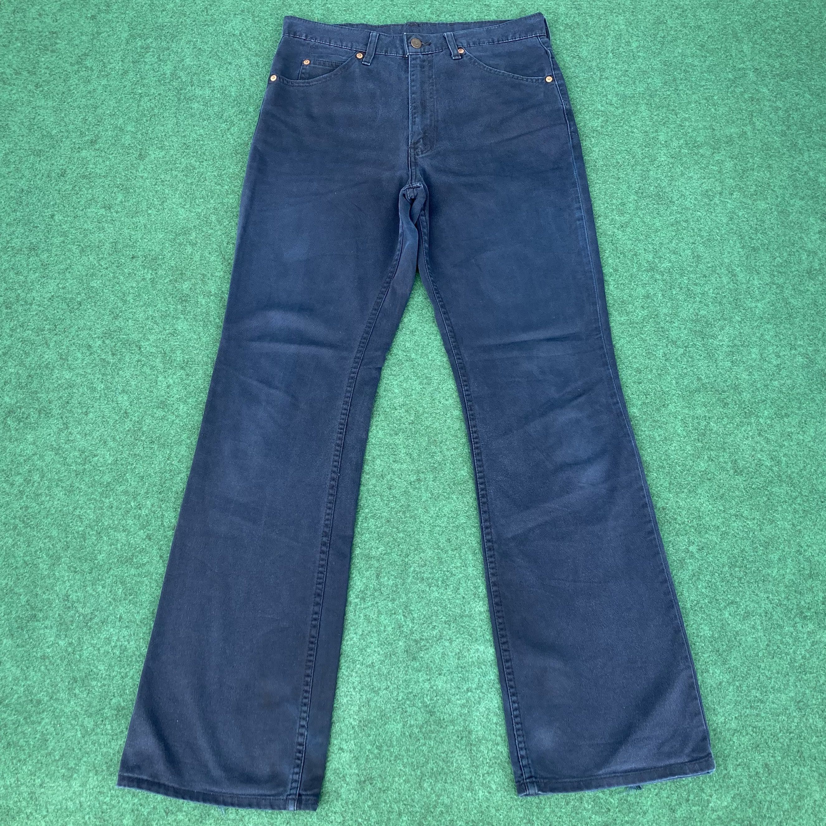 Levi's × Vintage Vtg Levis 517 Ripped Distressed Denim Bootcut Flared Jeans Size US 32 / EU 48 - 1 Thumbnail