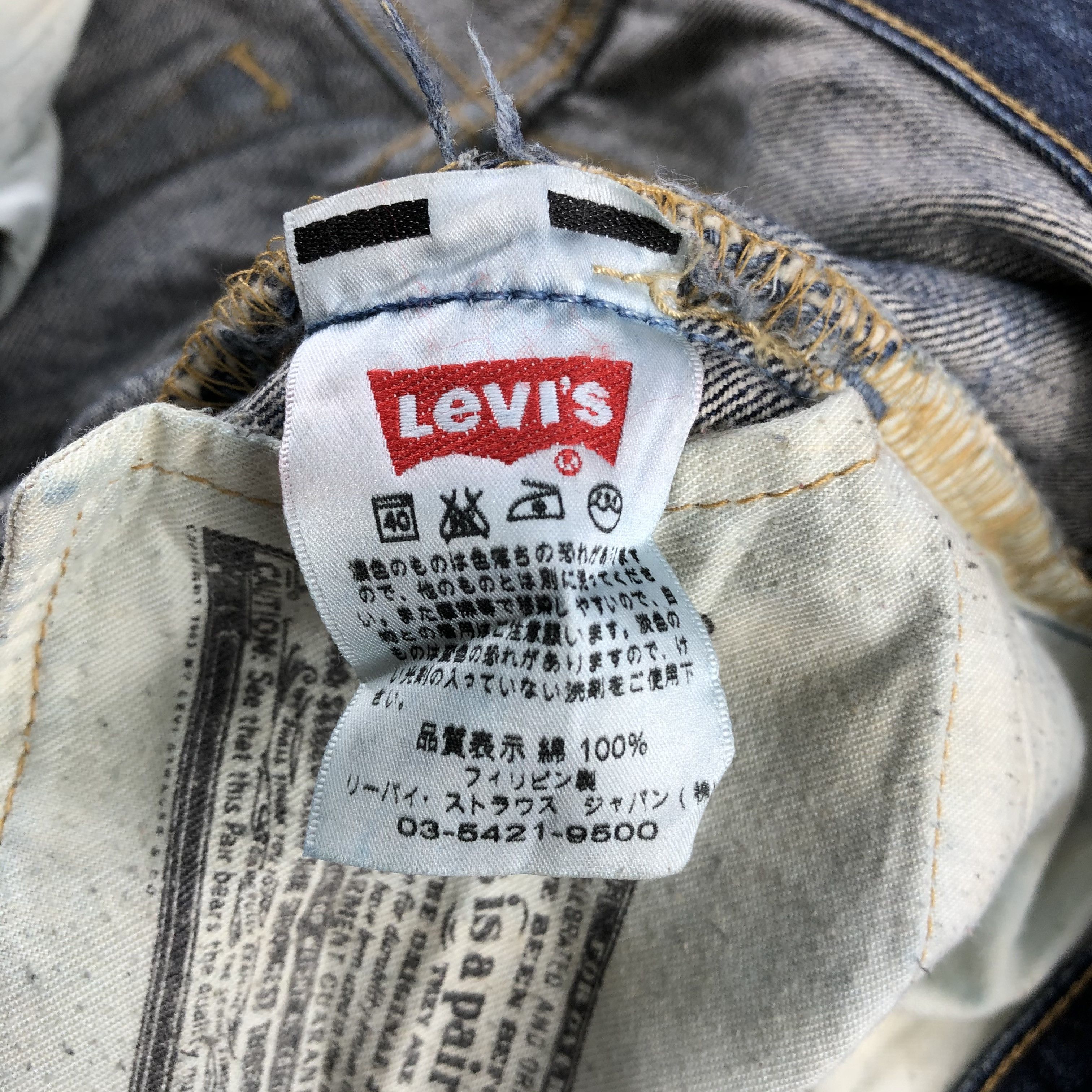 Levi's × Vintage 90s Vintage Blue Wash Levis 501 Jeans-JM2916 Size US 33 - 15 Thumbnail