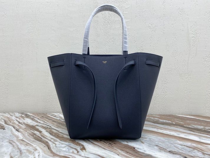 Celine o1bcso1str1024 Size: OS / Cabas Small Tote Bag in Navy Blue Size ONE SIZE - 1 Thumbnail