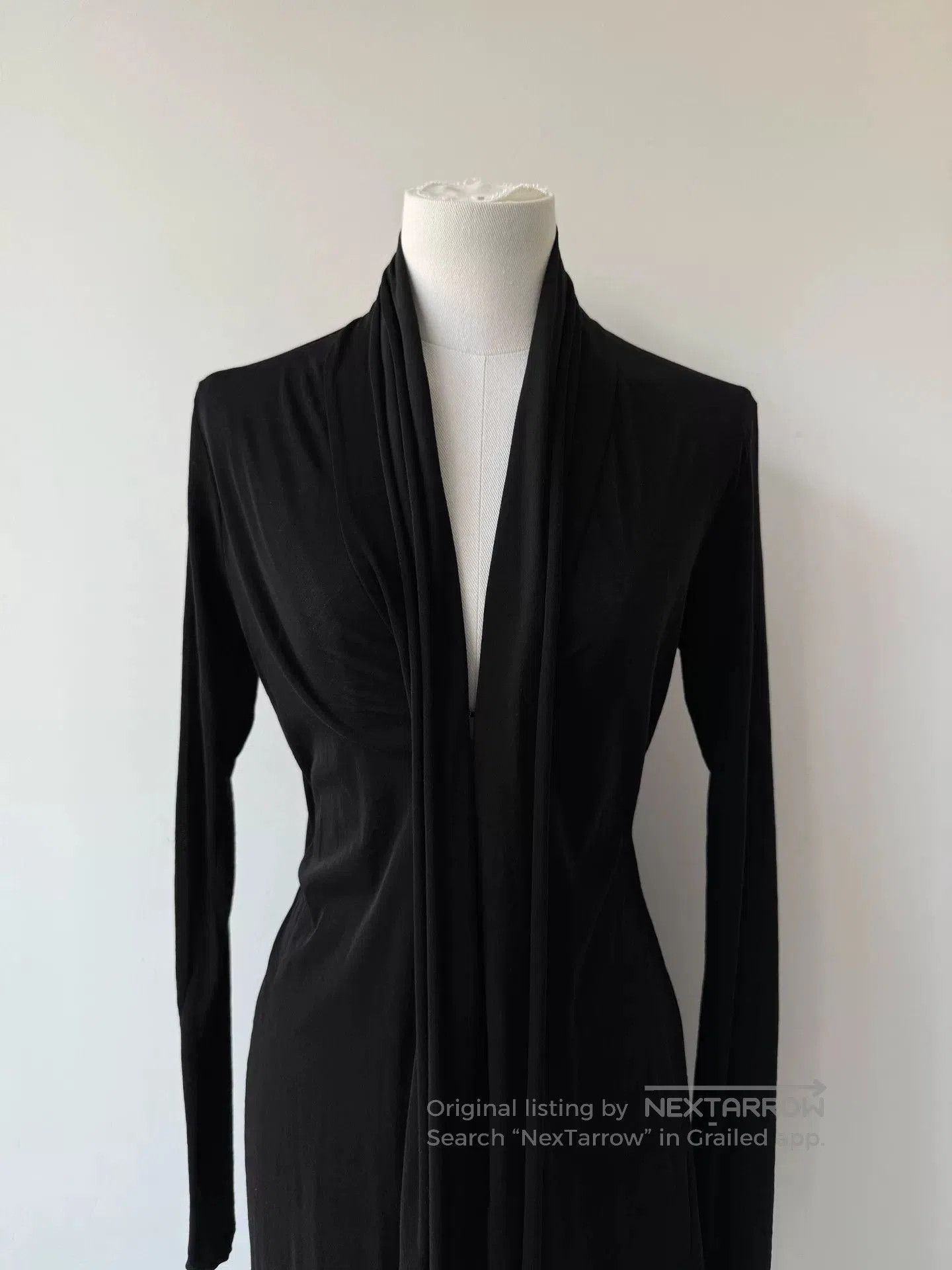 Yohji Yamamoto Yohji Yamamoto Femme Long Sleeve Dress. Size S / US 4 / IT 40 - 3 Thumbnail