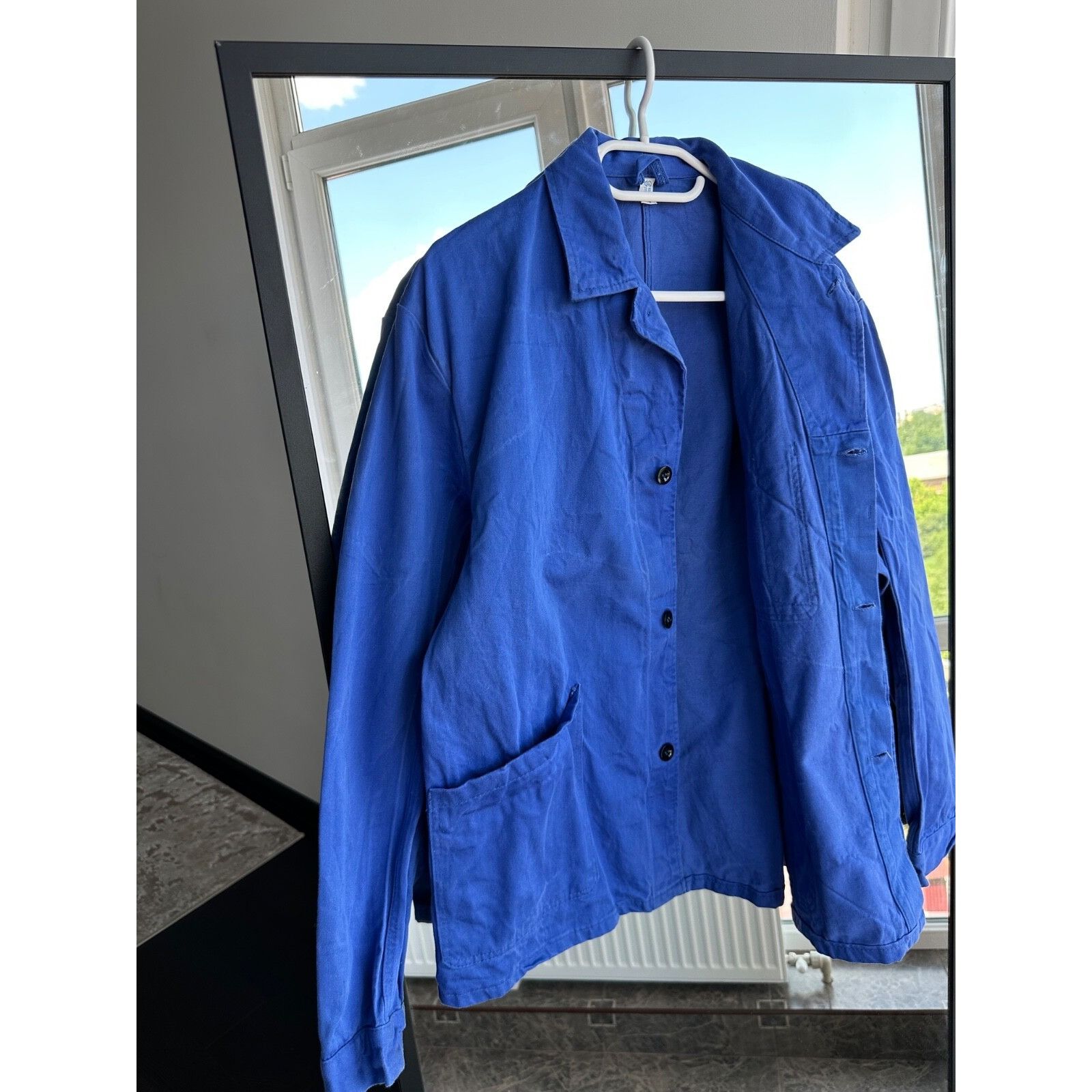 Vintage Vintage Sanfor 70s French Workwear Navy Jacket Sz M Size US M / EU 48-50 / 2 - 11 Thumbnail