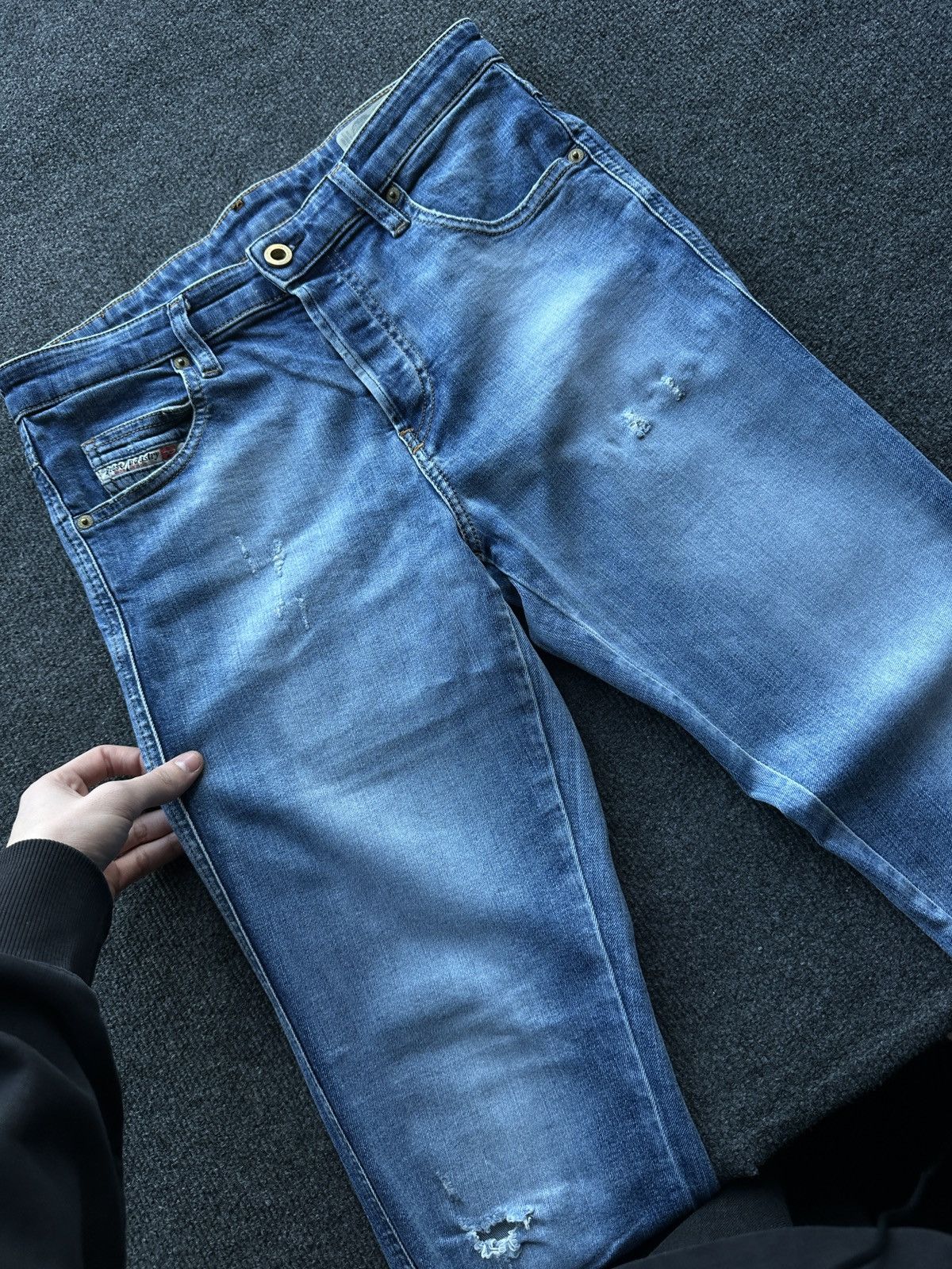 Diesel 🚨 DIESEL AVANT GARDE GOTHIC WOMEN JEANS LOGO IFSIXWASNINE Size 28" / US 6 / IT 42 - 5 Thumbnail