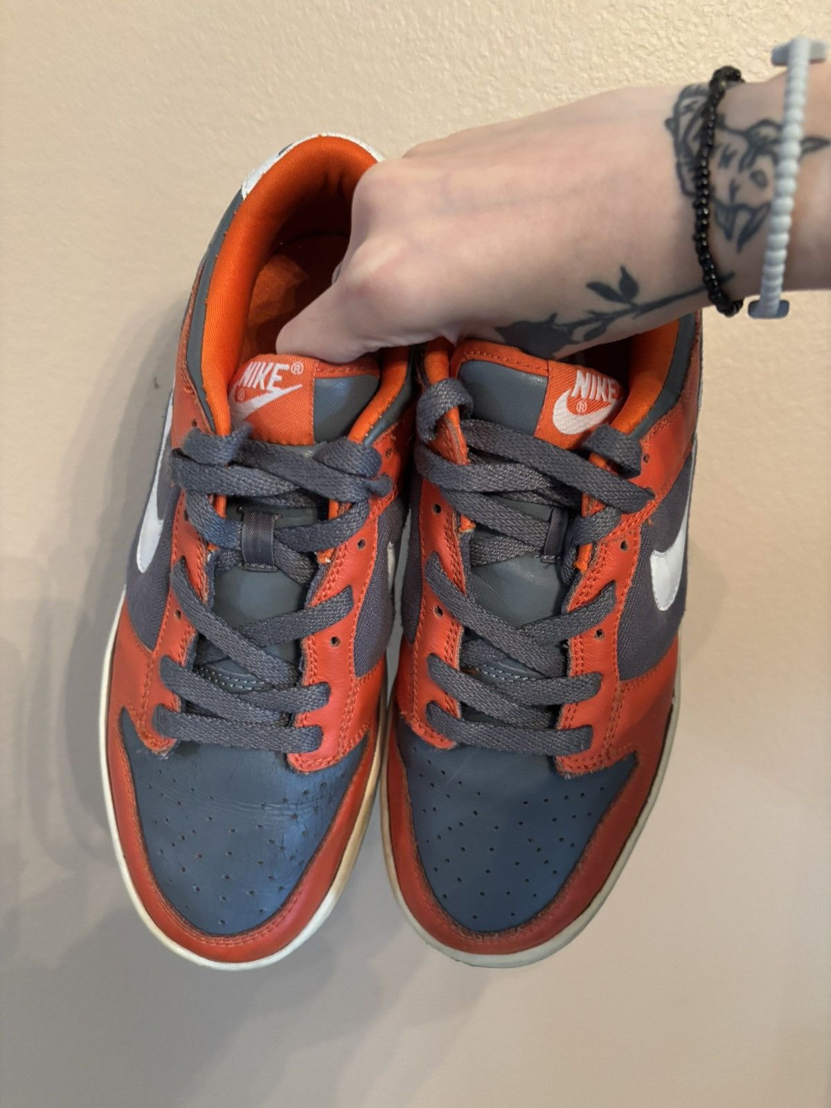 Nike Nike Dunk Low GS 'Flint Grey Orange' Size US 6 / EU 39 - 3 Thumbnail