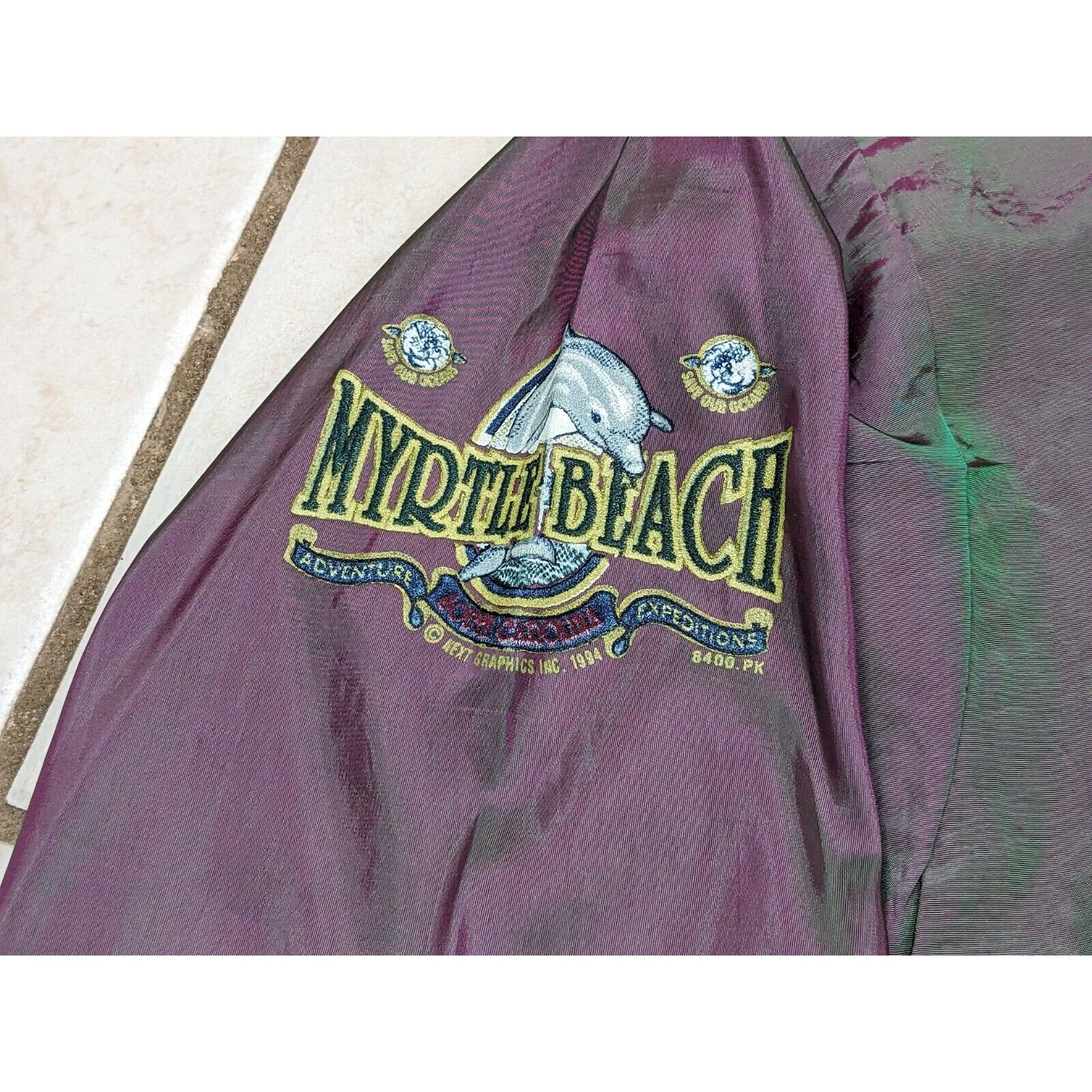 Other Surf Style Interplanetary Windbreaker Pullover Jacket L/XL Size US L / EU 52-54 / 3 - 4 Thumbnail