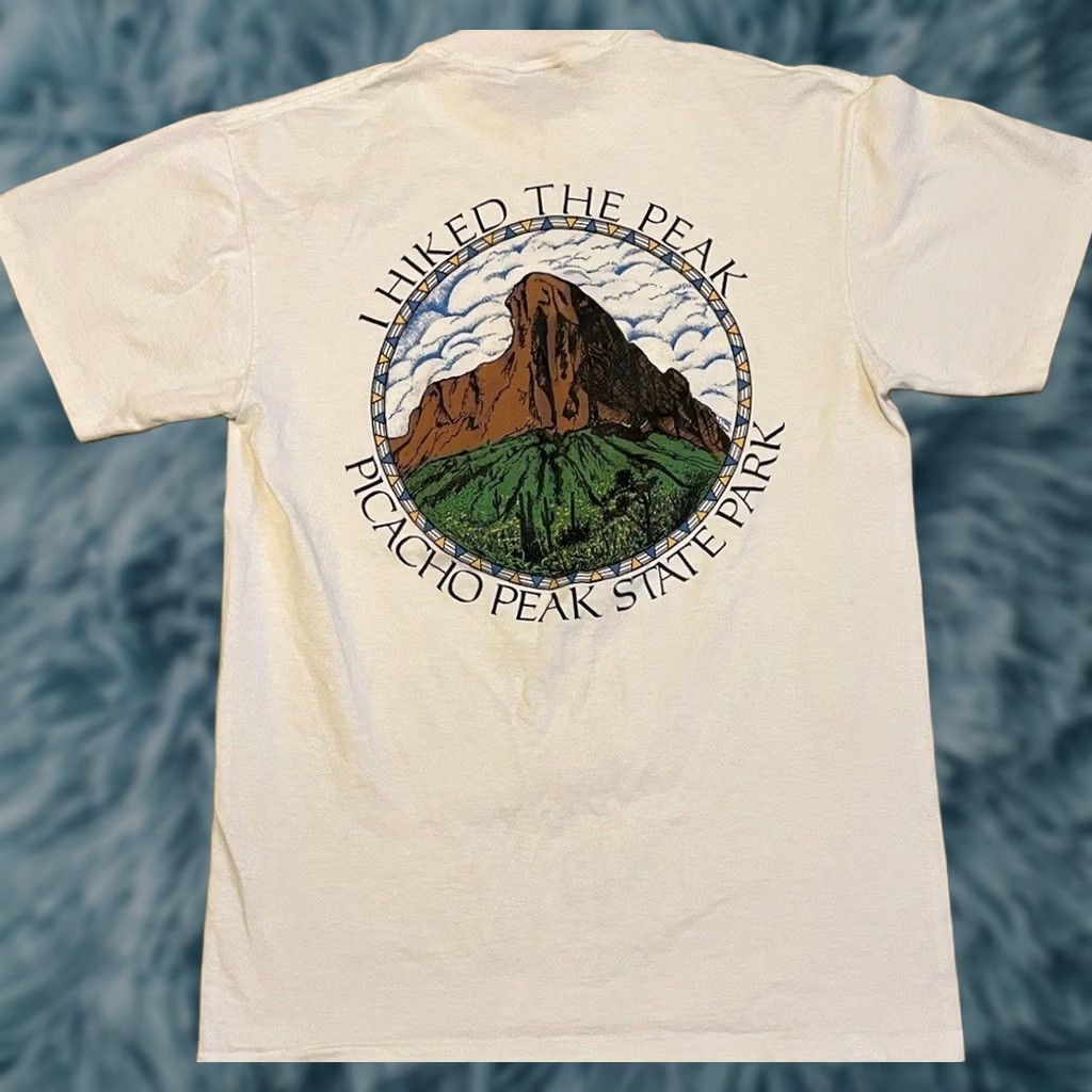 Vintage Vtg 90s Picacho Peak State Park Faded Shirt S Arizona Nature Art Grunge 80s Size US S / EU 44-46 / 1 - 1 Thumbnail