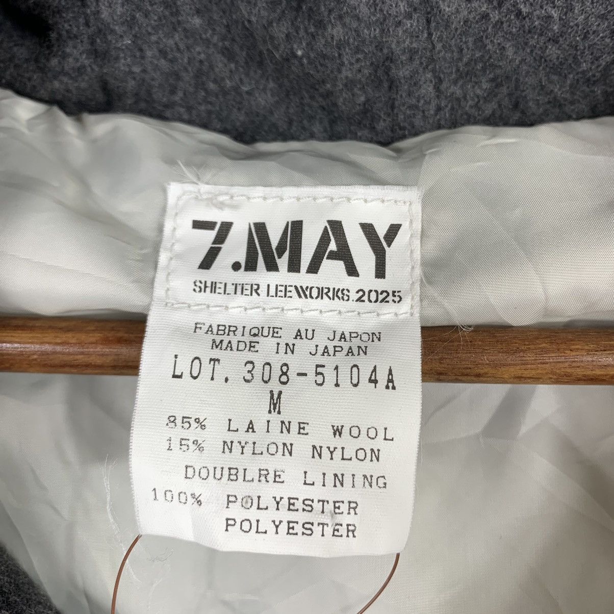 Vintage Vintage 7 MAY Shelter Leeworks 2025 Wool Long Coat Size US M / EU 48-50 / 2 - 5 Thumbnail