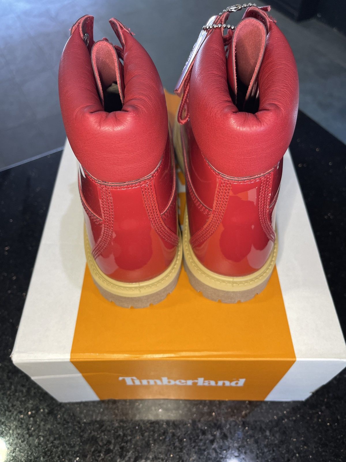 Timberland Timberland Premium waterproof boot medium red patent leather Size US 8.5 / IT 38.5 - 6 Thumbnail