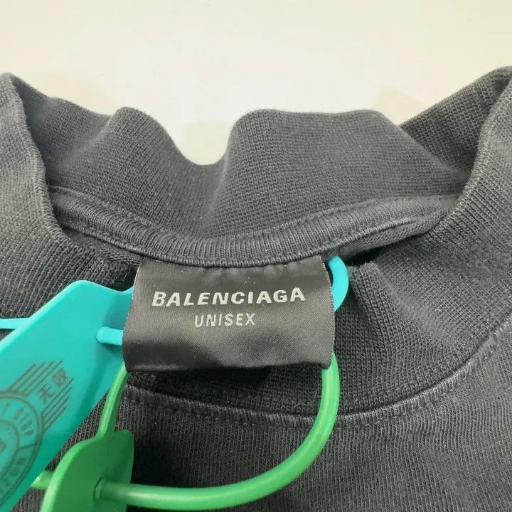 Balenciaga Balenciaga Flame Logo Short Sleeve T-Shirt 0079-2507 Size US L / EU 52-54 / 3 - 2 Thumbnail