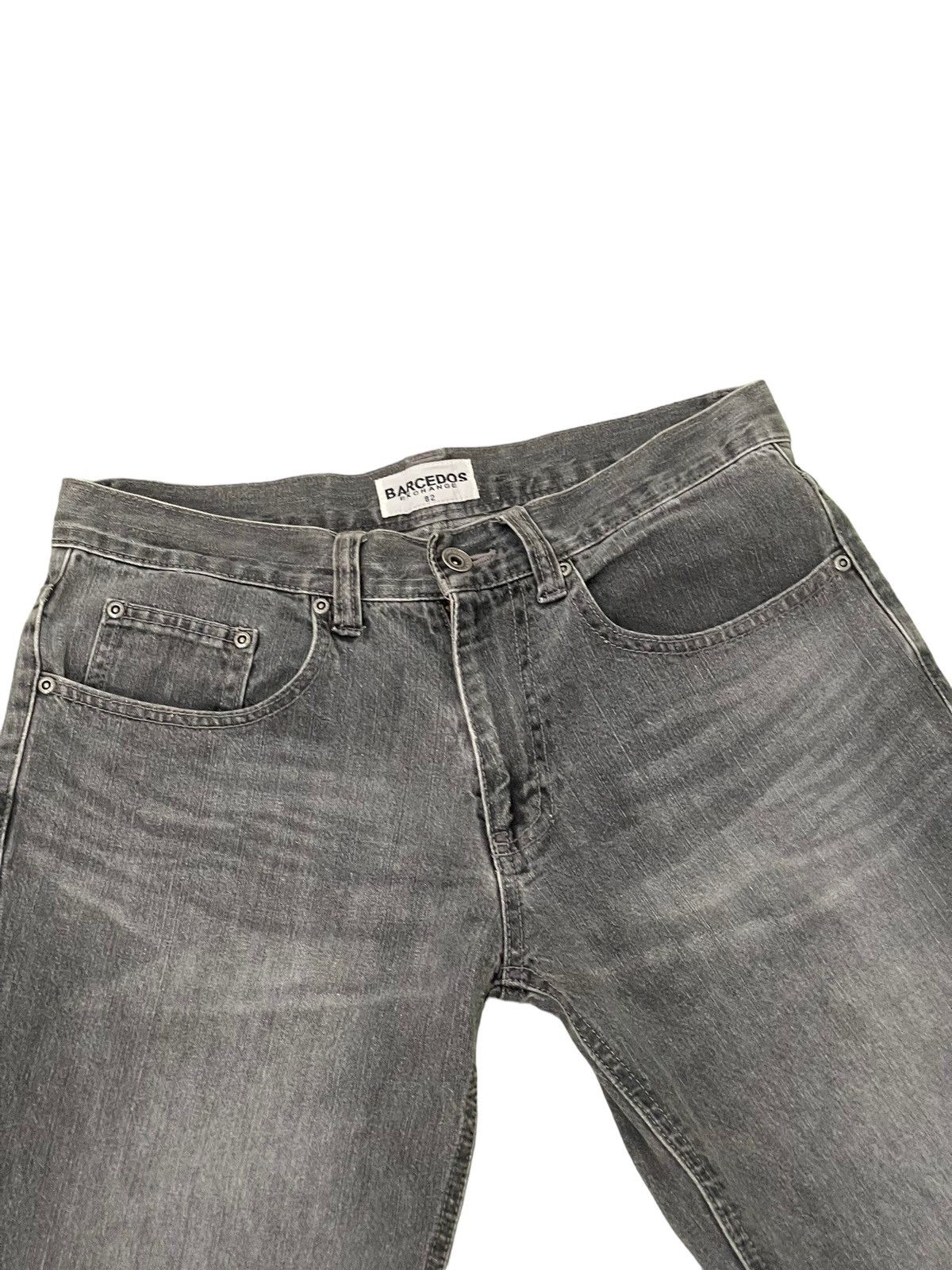Japanese Brand Flare Jeans Barcedos Faded Distress Boot Cut 8🟦2 Size US 31 - 8 Thumbnail