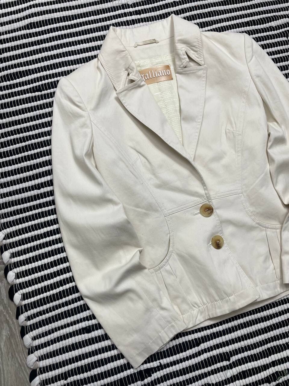 Japanese Brand × John Galliano × Vintage Vintage John Galliano Women Blazer Jacket Y2K Size S / US 4 / IT 40 - 2 Thumbnail