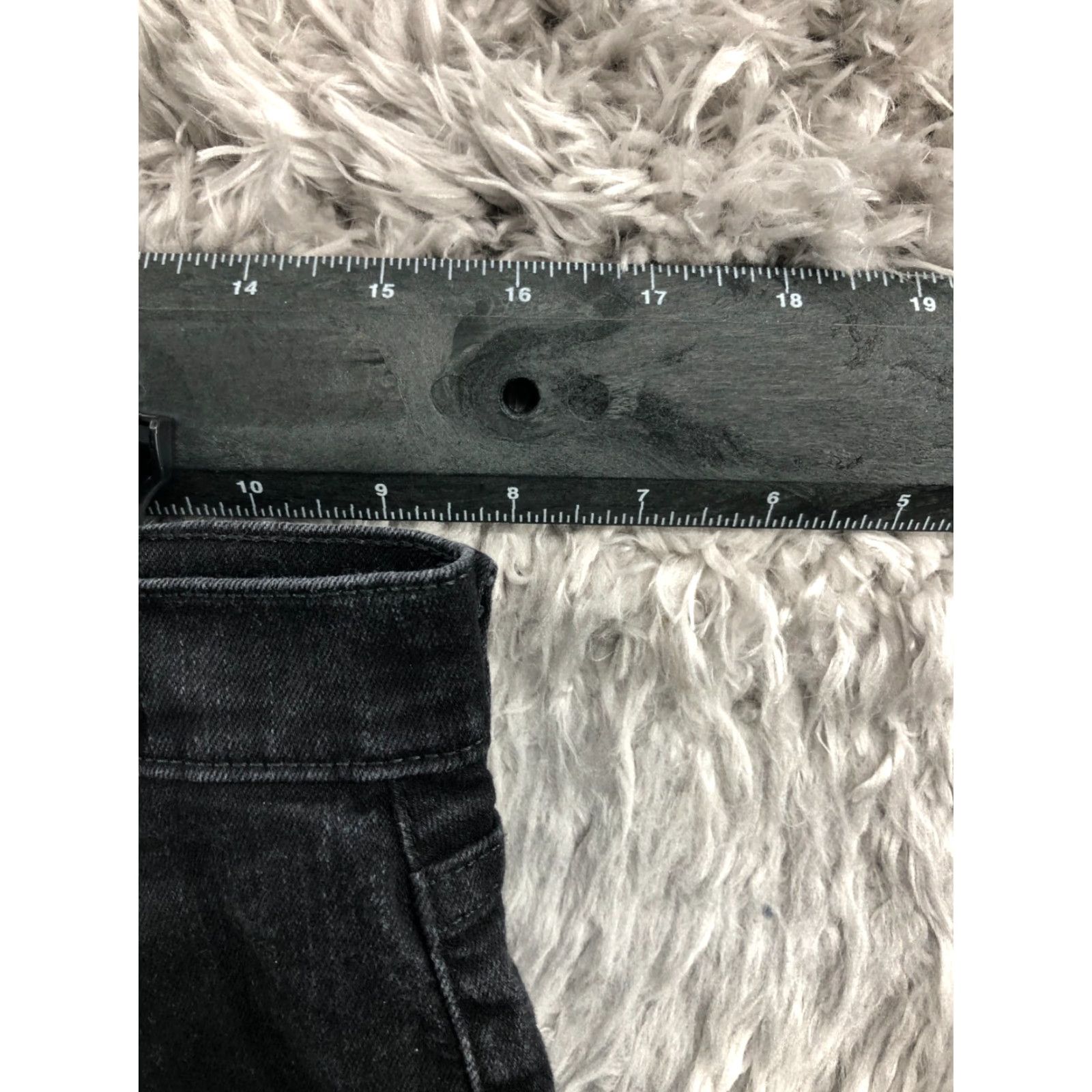 Lee Lee Jeans Womens Classic Straight Dark Wash Black 12 Regular Cotton Denim 31 Inseam 5-Pocket Zipper Button Belt Loops Mid Rise Vintage No Size 34" / US 12 / IT 48 - 2 Thumbnail