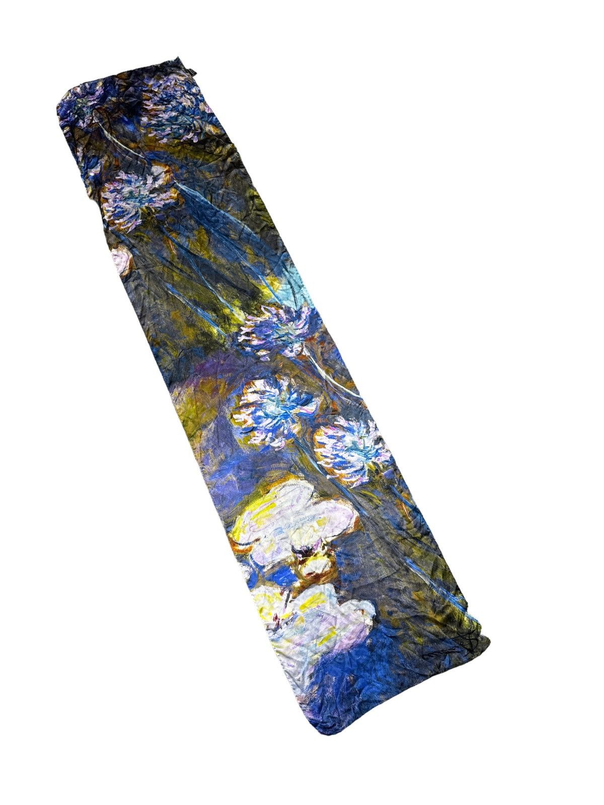 Monet × Vintage ARS MUNDI MONET 'WATER LILIES' SILK SCARF Size ONE SIZE - 3 Thumbnail