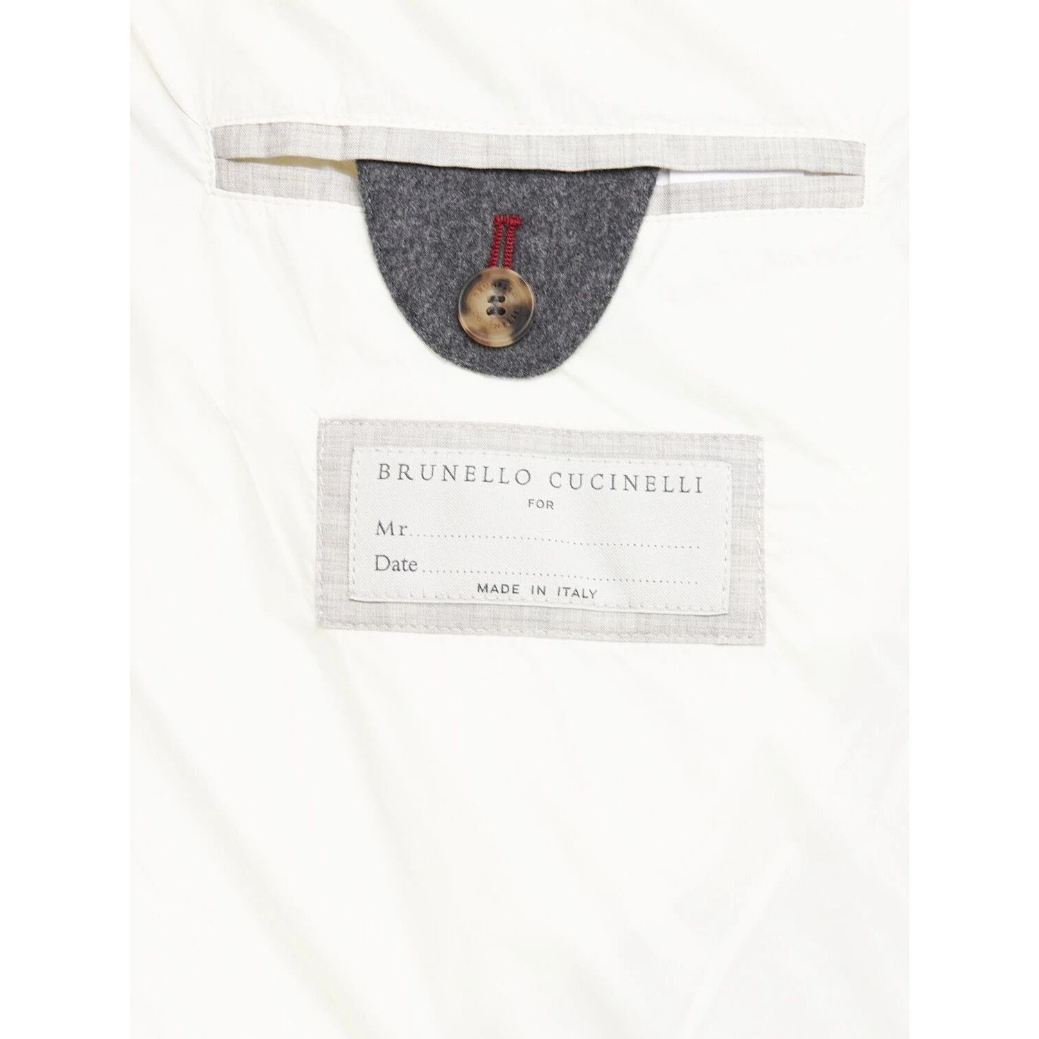 Brunello Cucinelli BRUNELLO CUCINELLI Gray Wool/Cashmere Down Jacket New & Auth Size US M / EU 48-50 / 2 - 3 Thumbnail