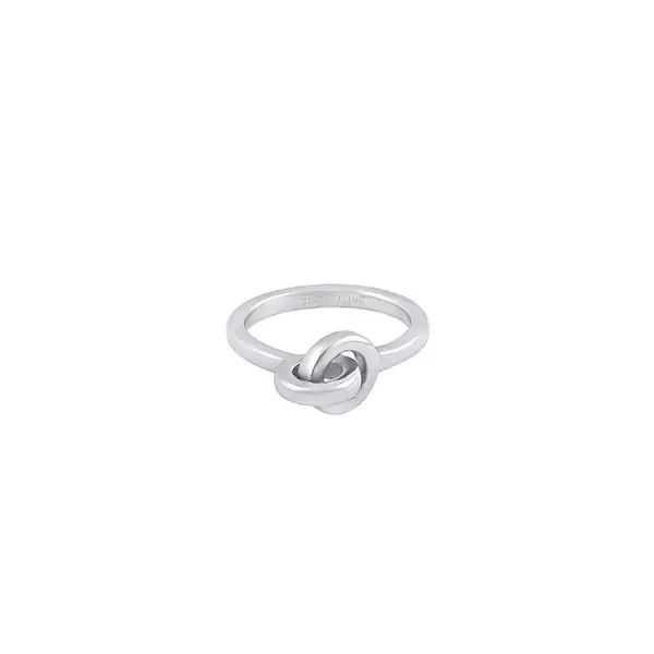 Jewelry Silver Knot Ring Size ONE SIZE - 5 Thumbnail