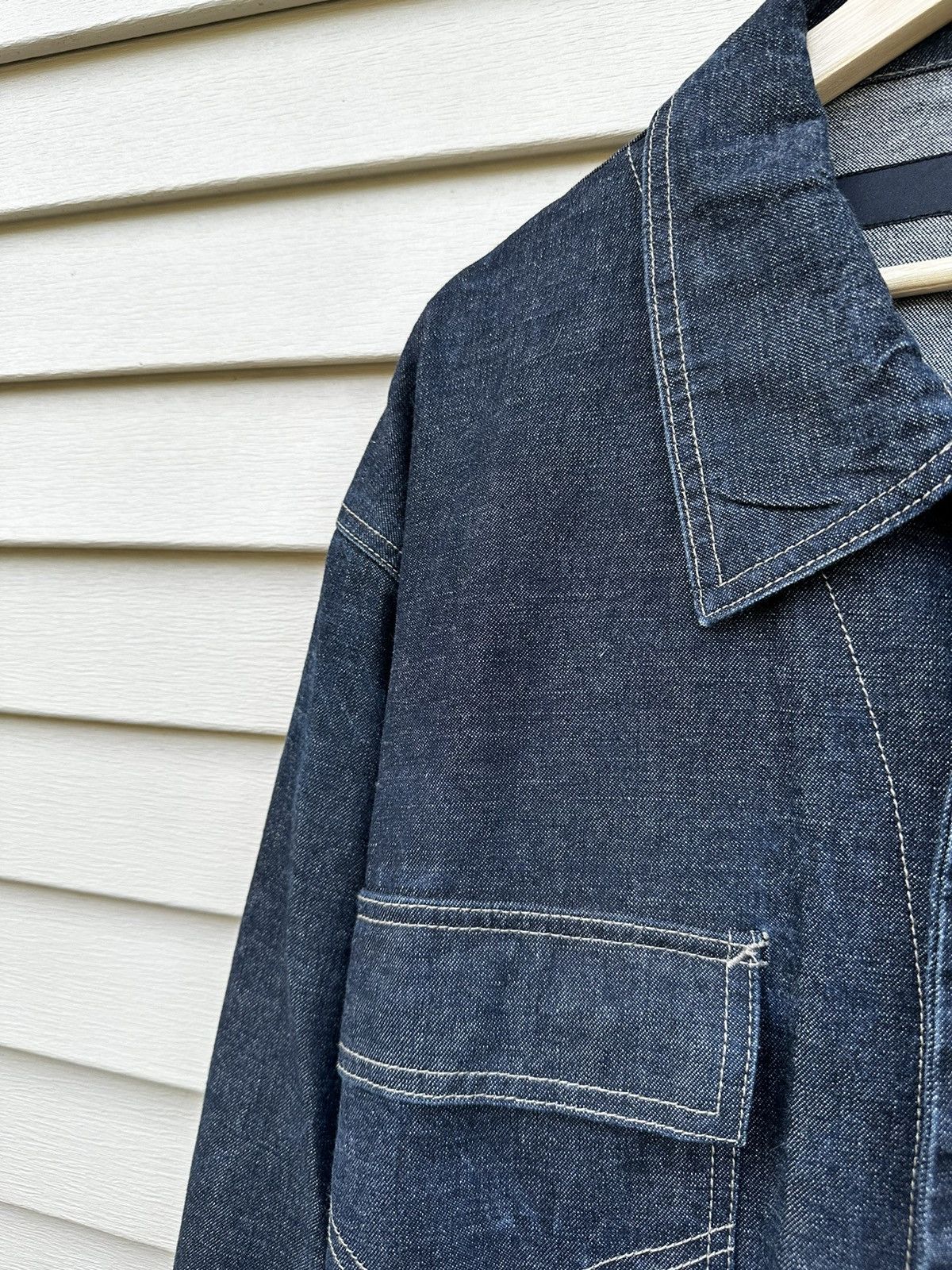 Marithe + Francois Girbaud Vintage Girbaud Heavy Denim Jumpsuit Size US 38 / EU 54 - 3 Thumbnail