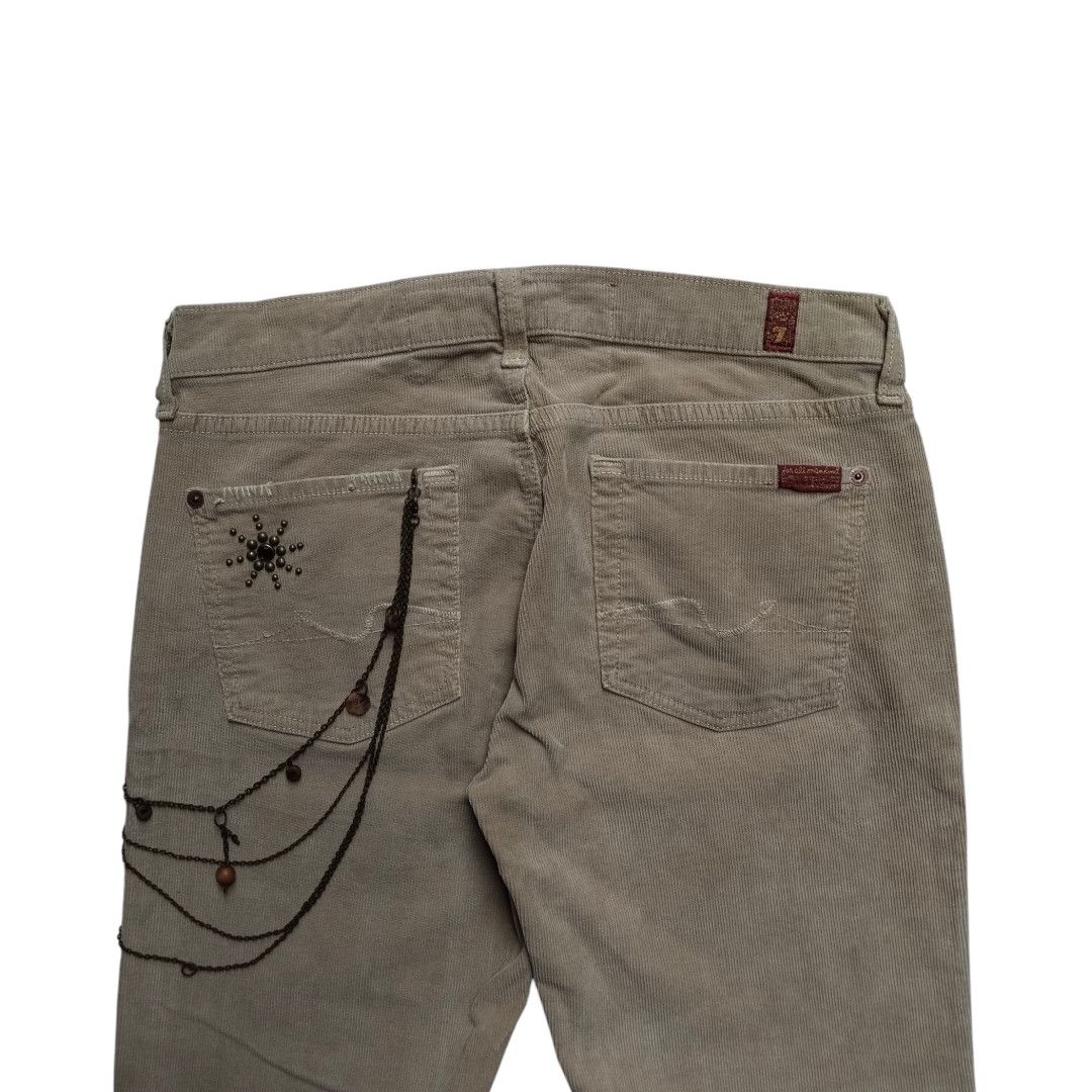 The Great China Wall 7for all mankind X TGCW embelished Western corduroy pant Size US 29 - 5 Thumbnail